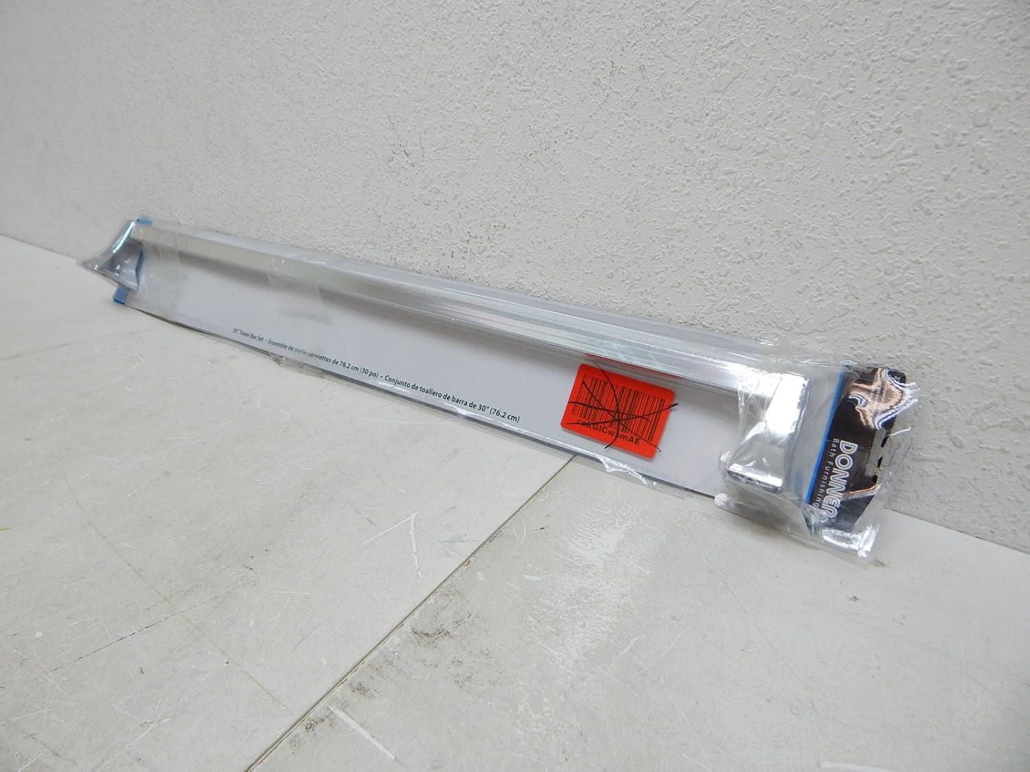 Moen 2230 Towel Bar, 30 in L Rod, Aluminum, Chrome, Surface Mounting