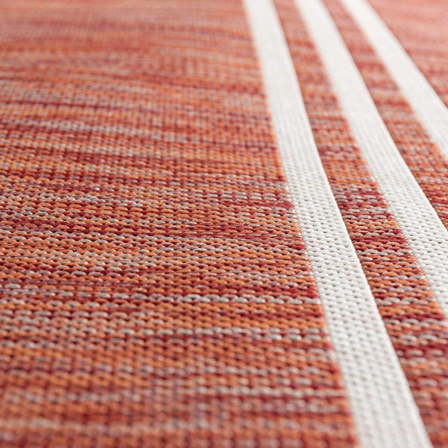 Jill Zarin Outdoor Anguilla Striped Woven Area Rug