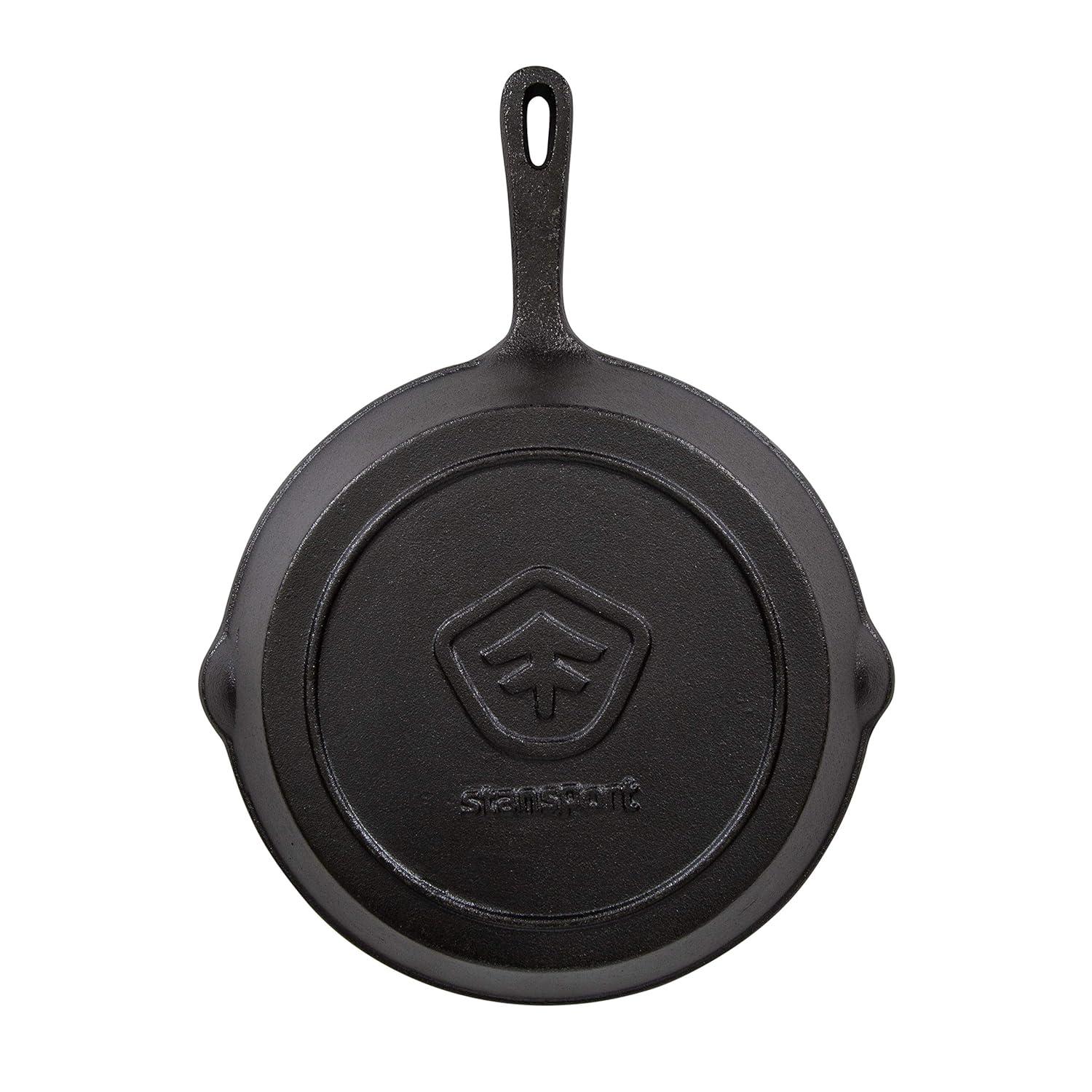 Oster 3 Piece Cast Iron Pre-Seasoned Frying Pans