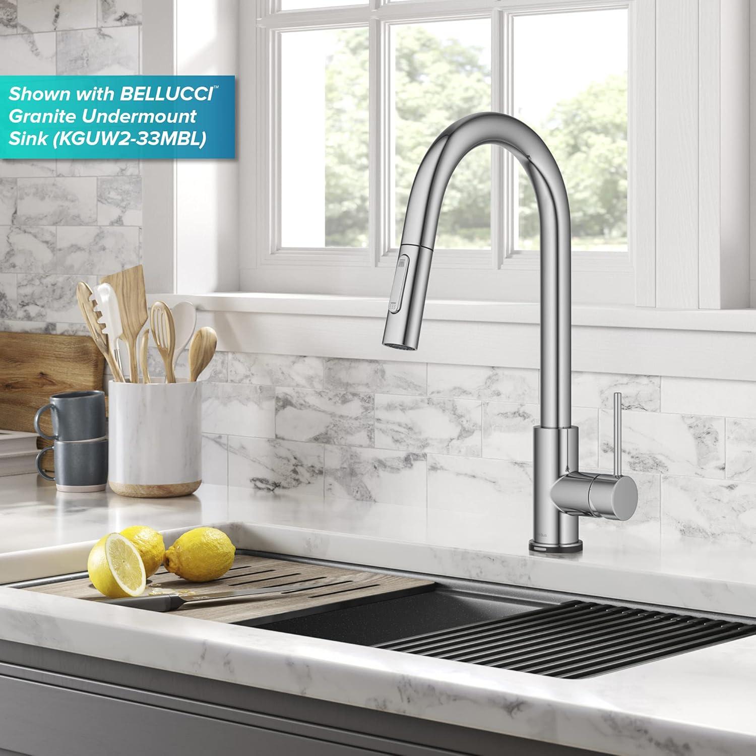 Kraus Oletto Single-Handle Touch Kitchen Sink Faucet