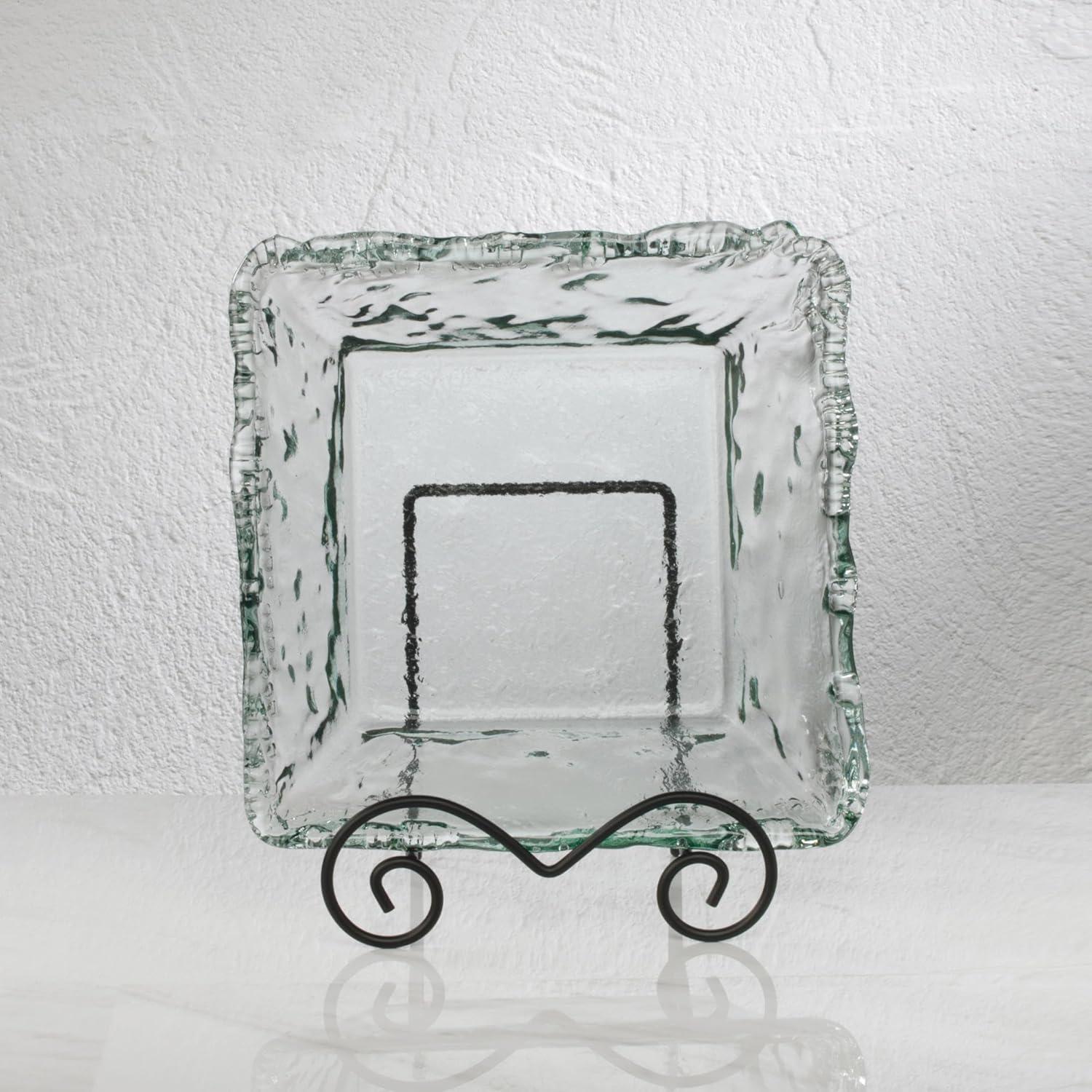 Bard's Wrought Iron Bowl or Deep Platter Stand, 9.375" H x 10.25" W x 7.625" D (For 12" - 16" Bowls or Deep Platters)