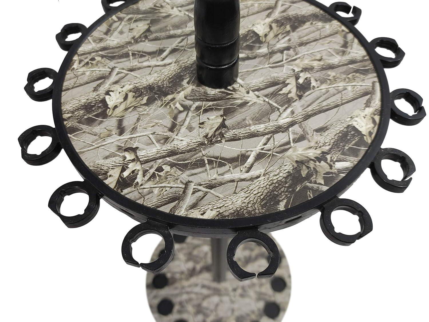 Old Cedar Outfitters Round Floor Rack for Fishing Rods and Reels, Holds up to 15 Rod and Reel Combos