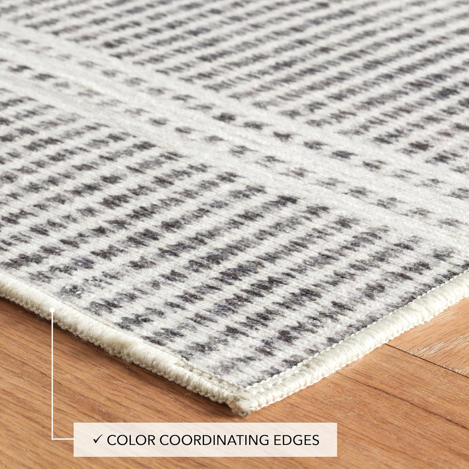 Malta Grey Machine Washable Rug