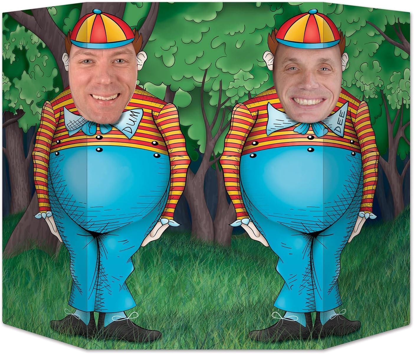 Alice in Wonderland Tweedledee and Tweedledum Photo Prop