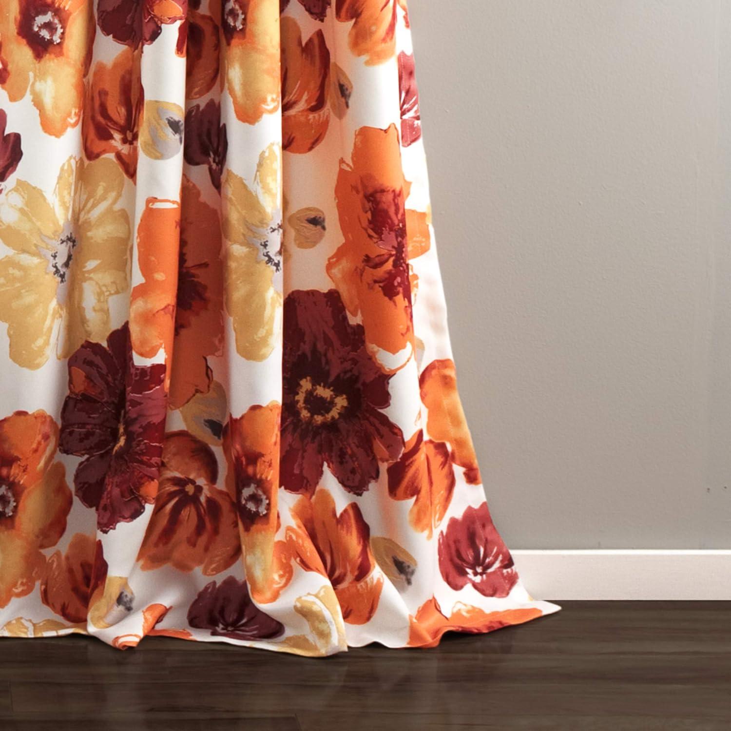 Leah Polyester Room Darkening Curtain Pair