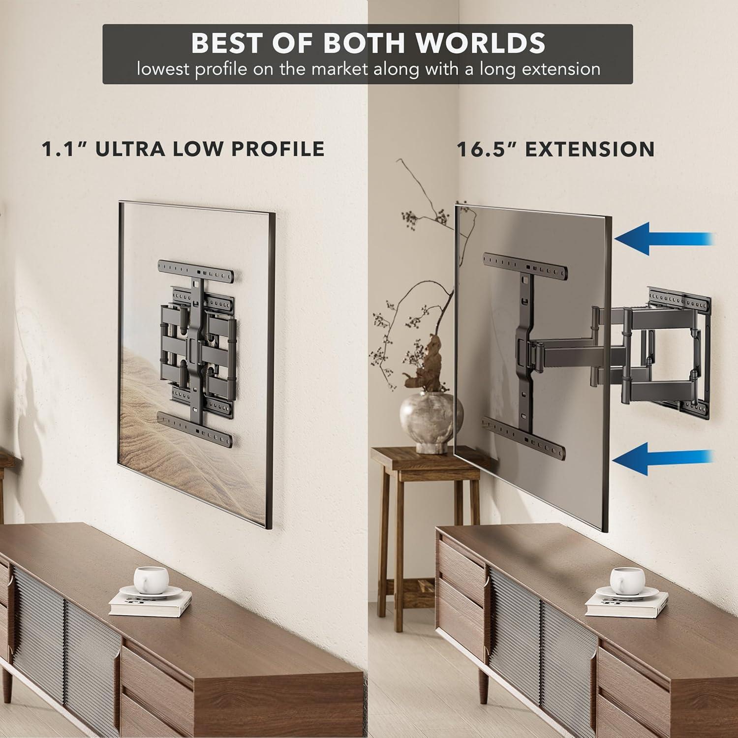 Mount It ADA Compliant Full Motion TV Wall Mount With Ultra-Slim Profile | Wayfair