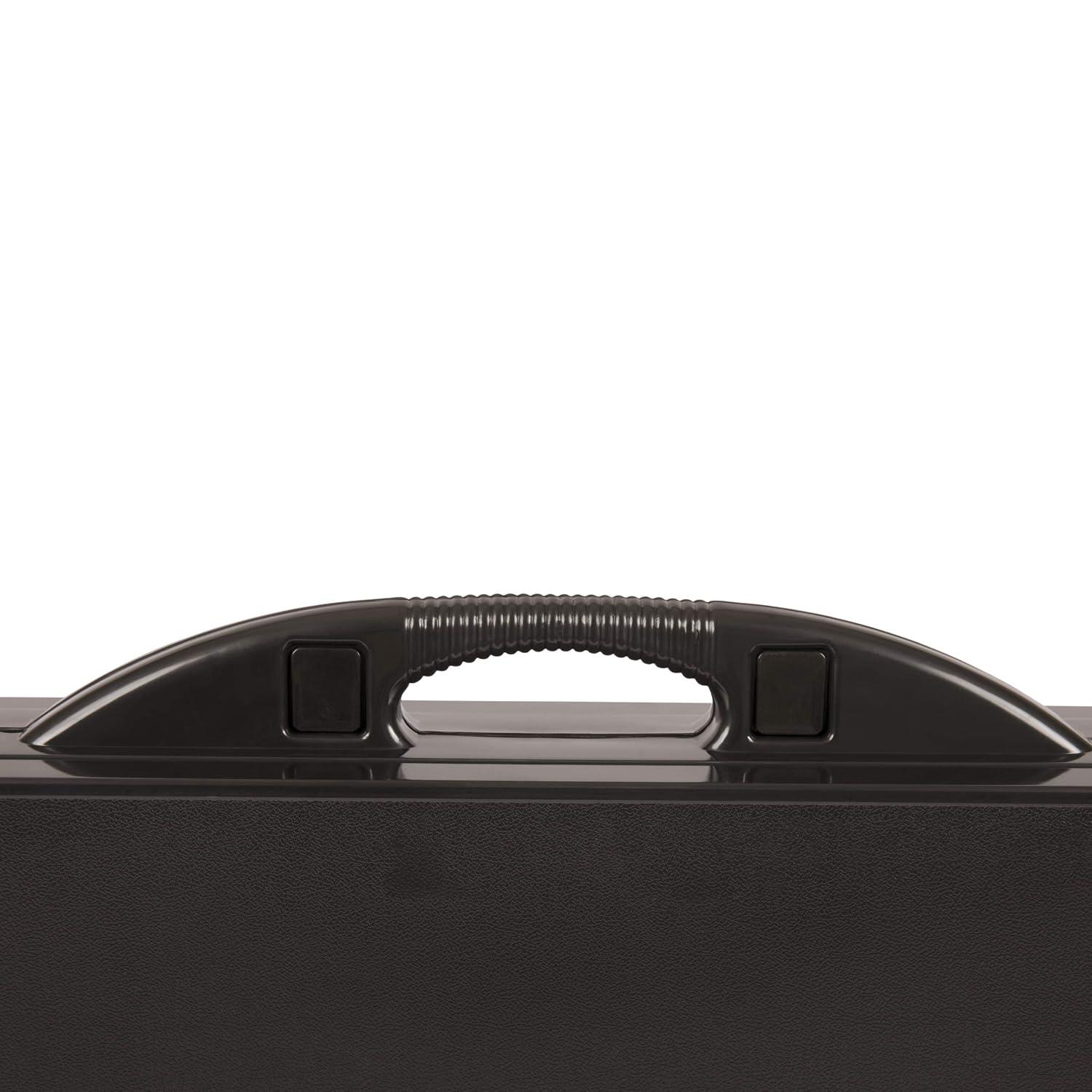 Oniva Rectangle Portable Dining Table with Seats - Black