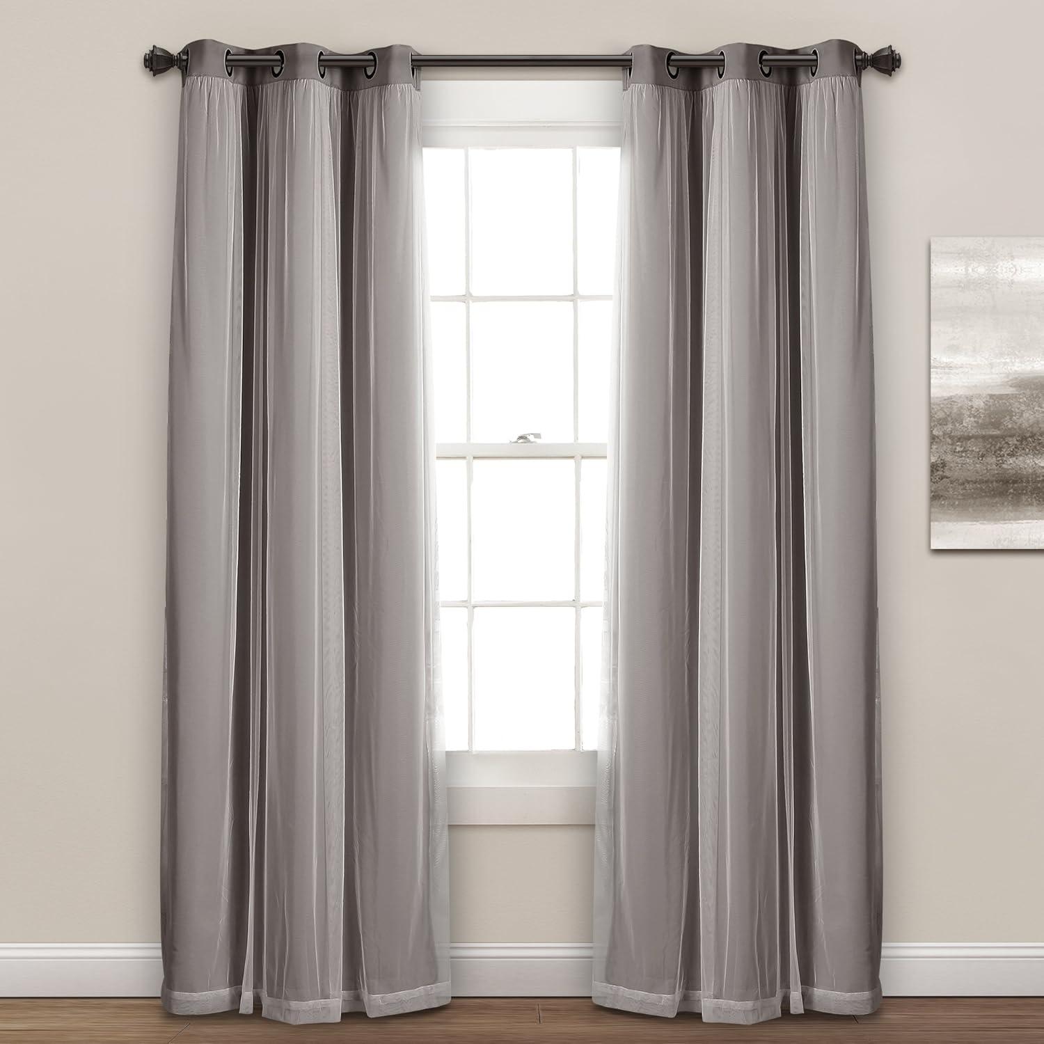 Polyester Blackout Curtain Pair (Set of 2)