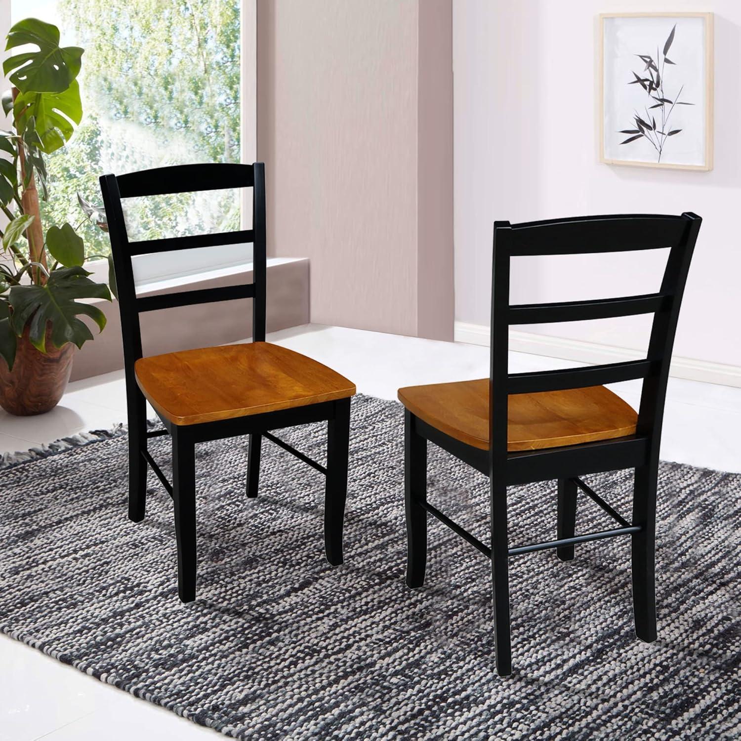 Set of 2 Madrid Ladderback Chairs - International Concepts