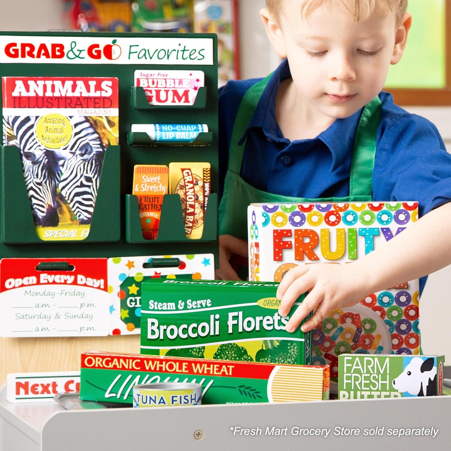Melissa & Doug Grocery Companion Play Food Set