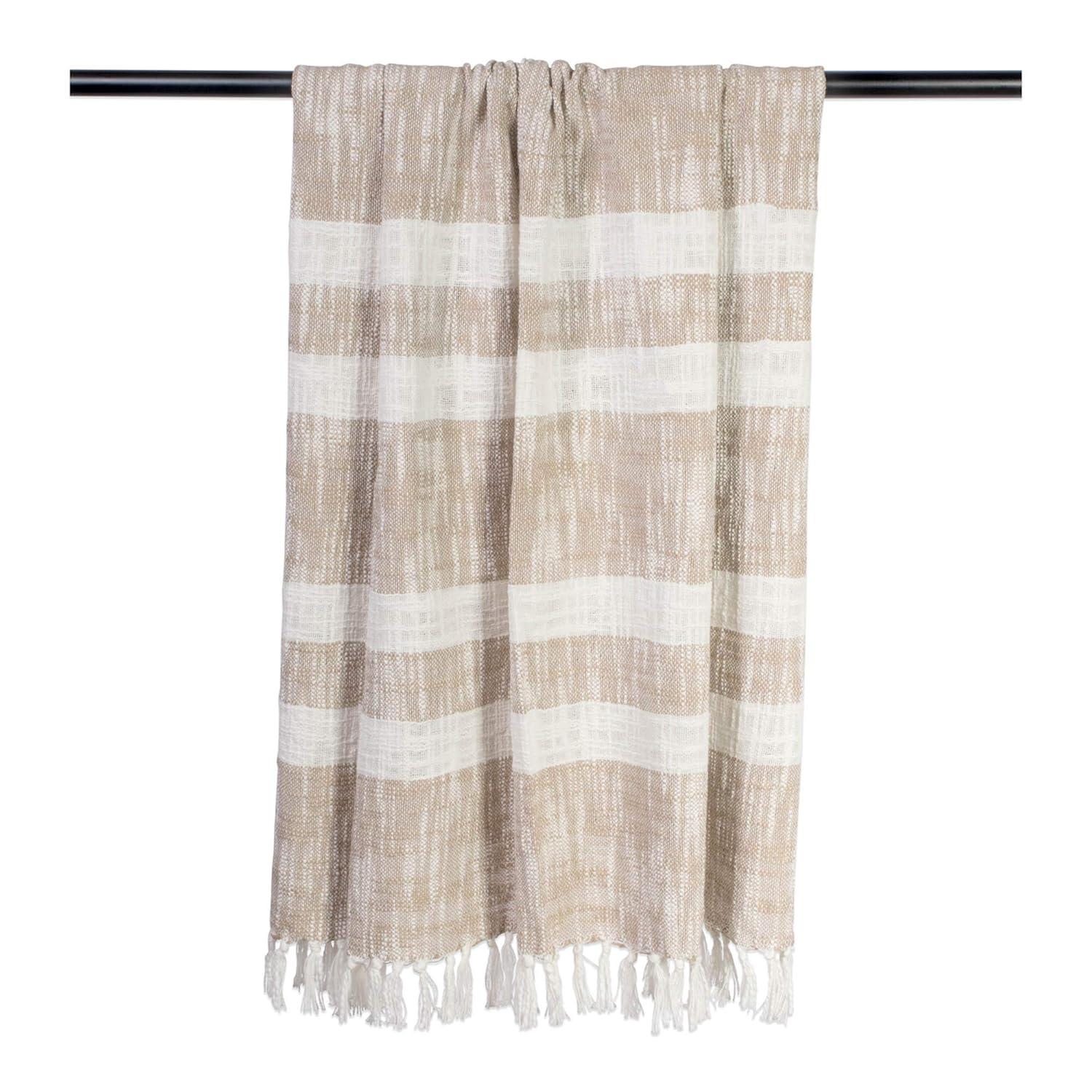 Design Imports Hand Woven Throw Blanket