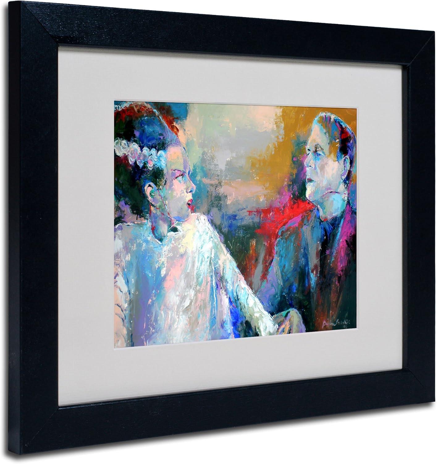 Framed Impressionist Frankenstein Print on Canvas, 11x14 Inch