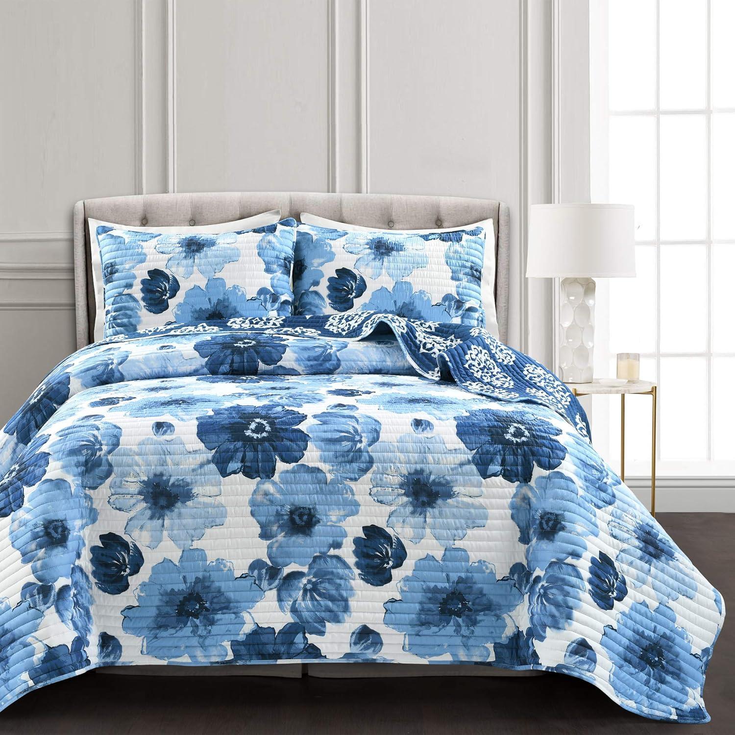 Lush Decor Leah Reversible Quilt Set