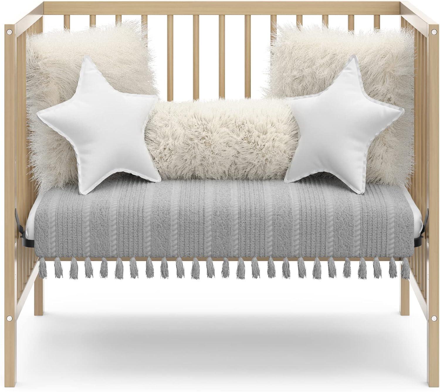 Teddi 4-in-1 Mini Convertible Crib with Mattress