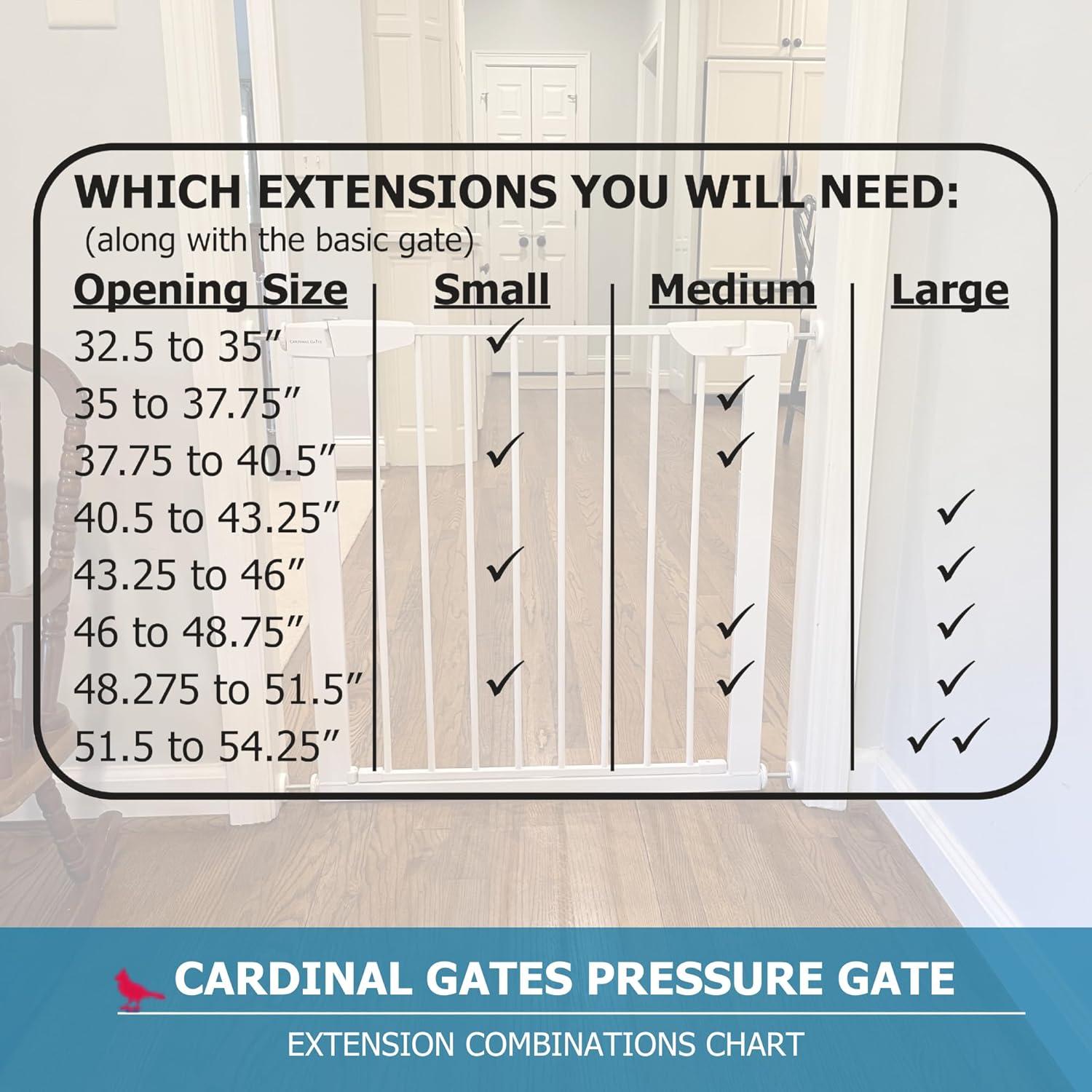 Cardinal Gates Pressure Mounted Baby & Pet Gate