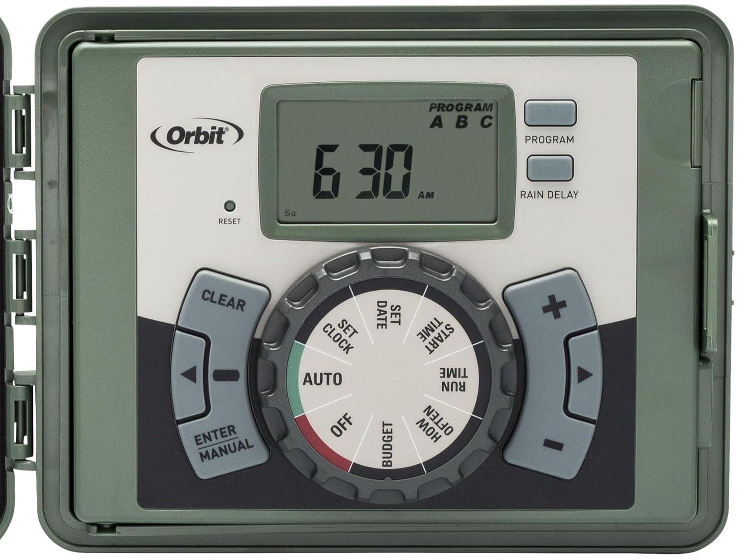 Orbit 4-Station Indoor/Outdoor Controller Grn (WT15)