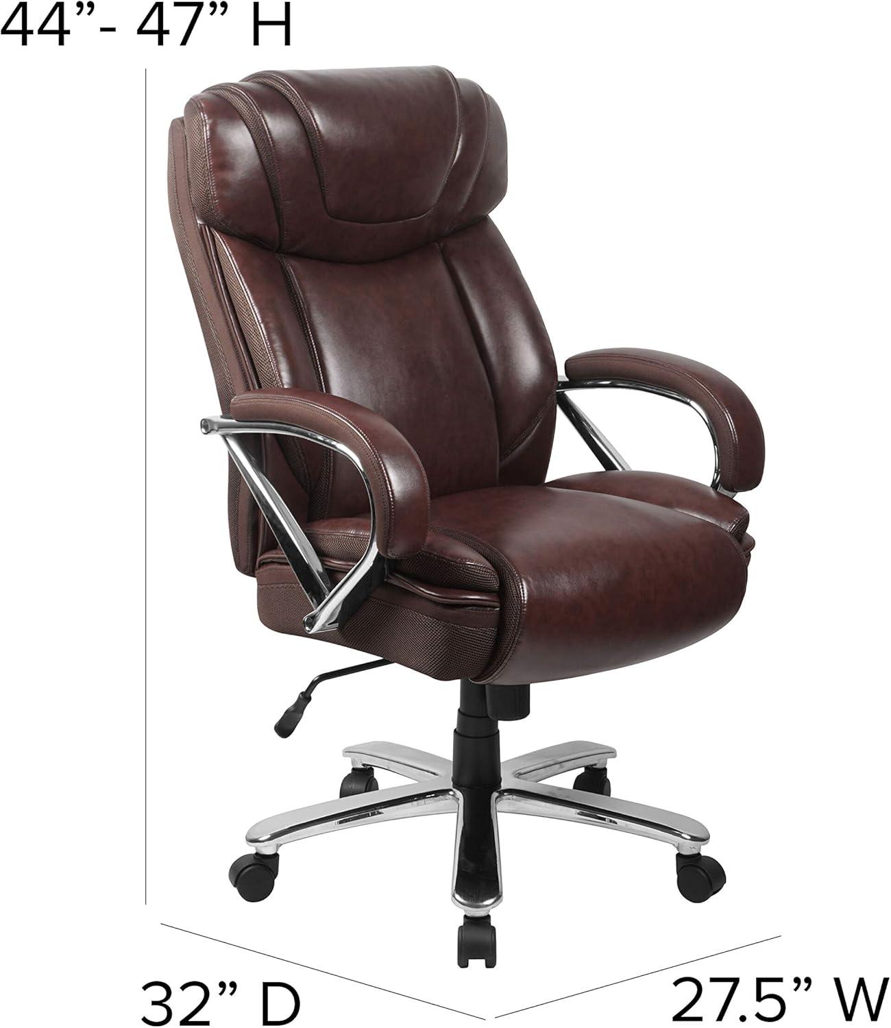 Molly Big & Tall LeatherSoft Executive Swivel Ergonomic Office Chair