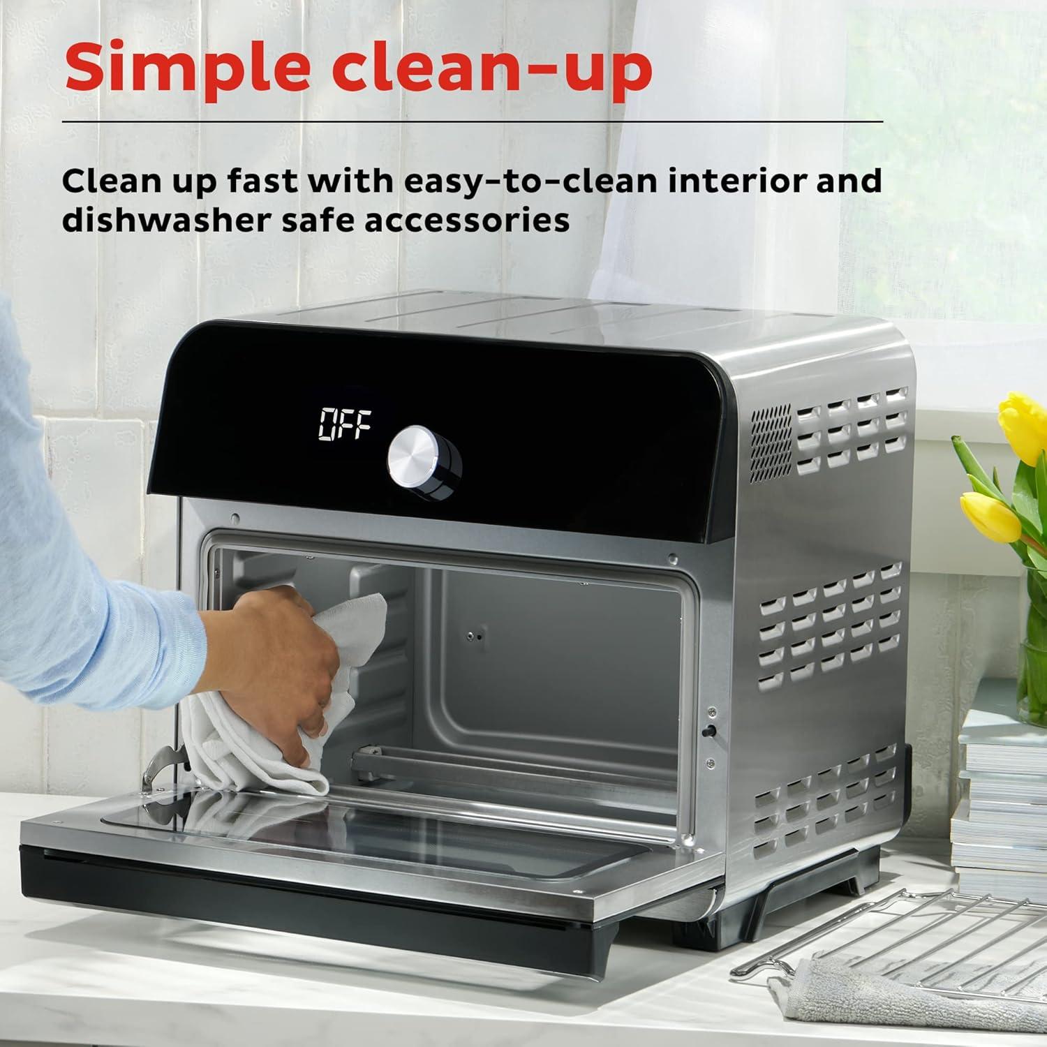 Instant Pot Omni Plus 18L Air Fryer Toaster Oven 10-in-1 Combo, Rotisserie Oven, Deep Fryer, Oil-less Mini Cooker, Convection Oven, Dehydrator, Roaster, Warmer, Reheater, Pizza Oven