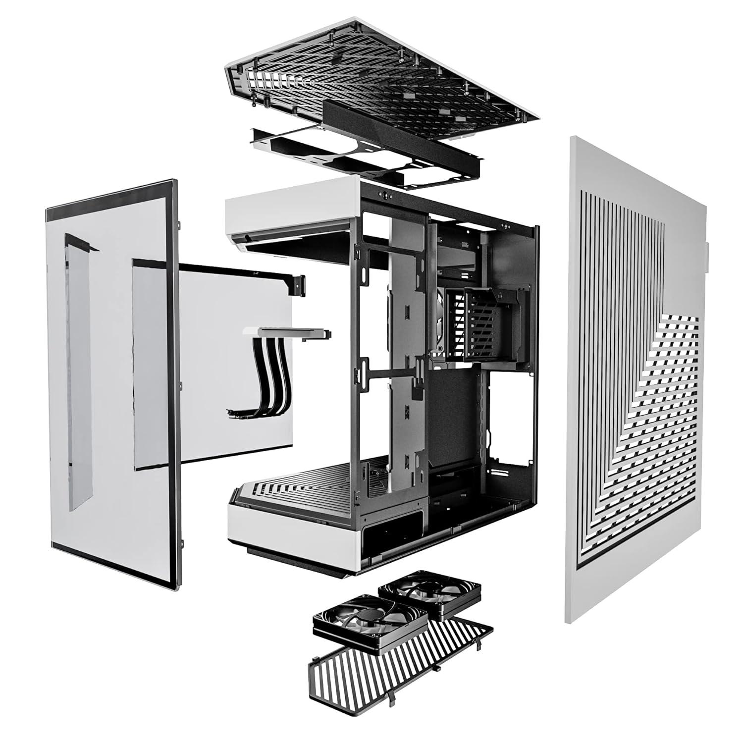 Hyte Computer Case Y60 Midtower ATX Tempered Glass CS-HYTE-Y60-BW