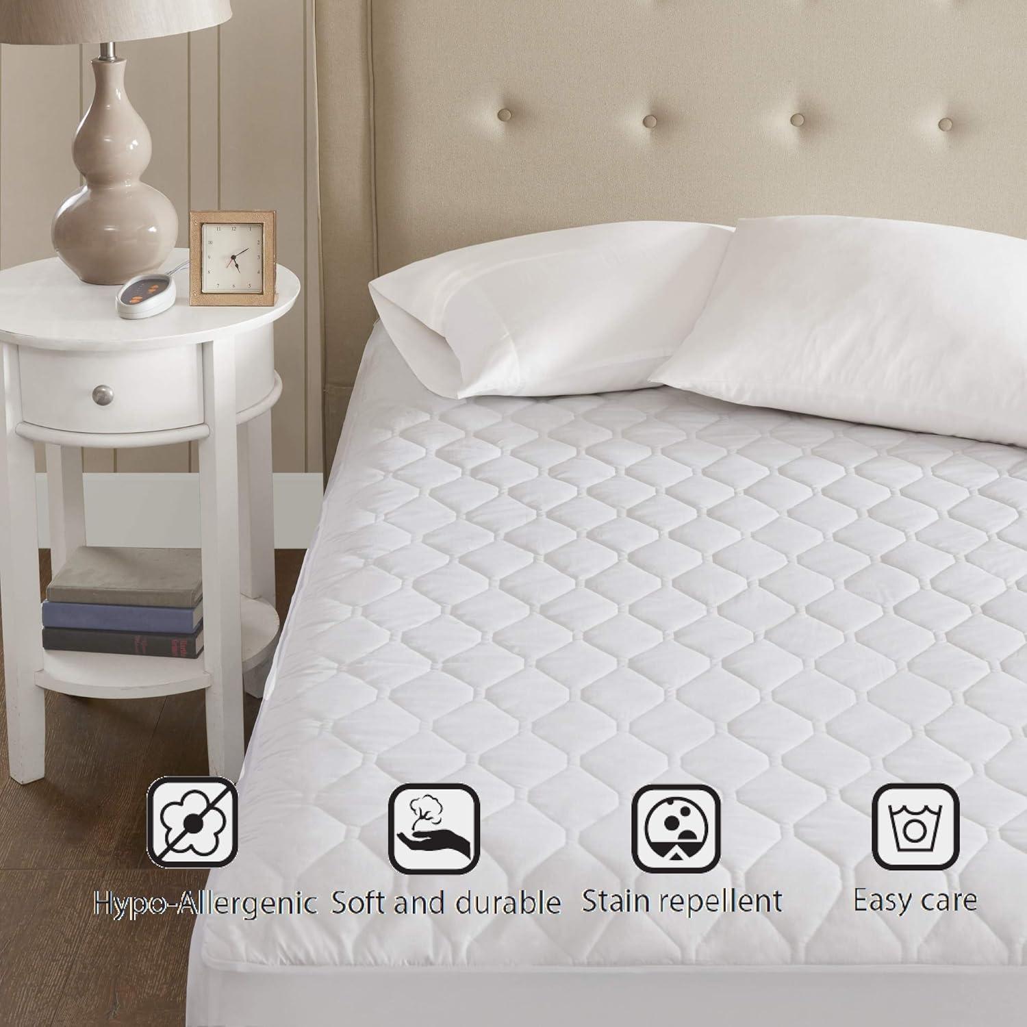 Beautyrest Beautyrest Heated Microfiber Mattress Pad with 3M Scotchgard