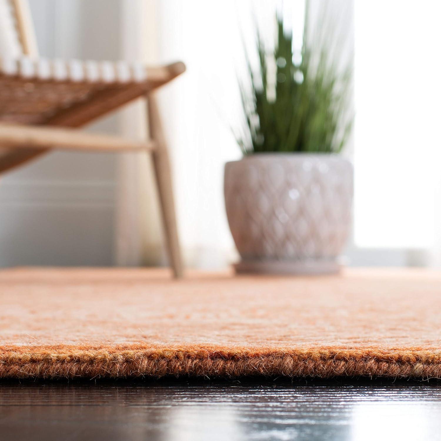 SAFAVIEH Ikat Collection IKT506P Handmade Rust Rug