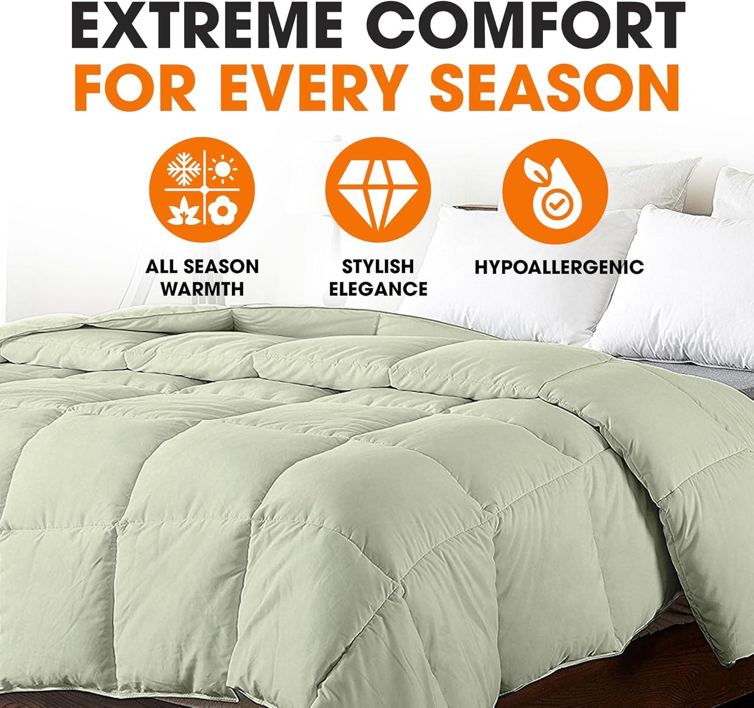 Cheer Collection Baffle Box Stitch Comforter