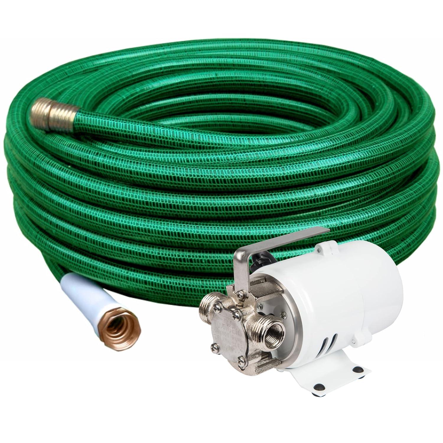 Little Giant 555113, Model 370, Series Pony Pump, Non-Submersible Utility/Transfer Pump, 1/10 HP, 115 Volts, 360 GPH at 1 ft, 6 ft Cord