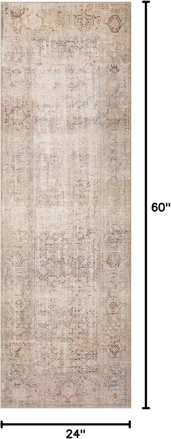 Georgie Oriental Ocean/Sand Area Rug