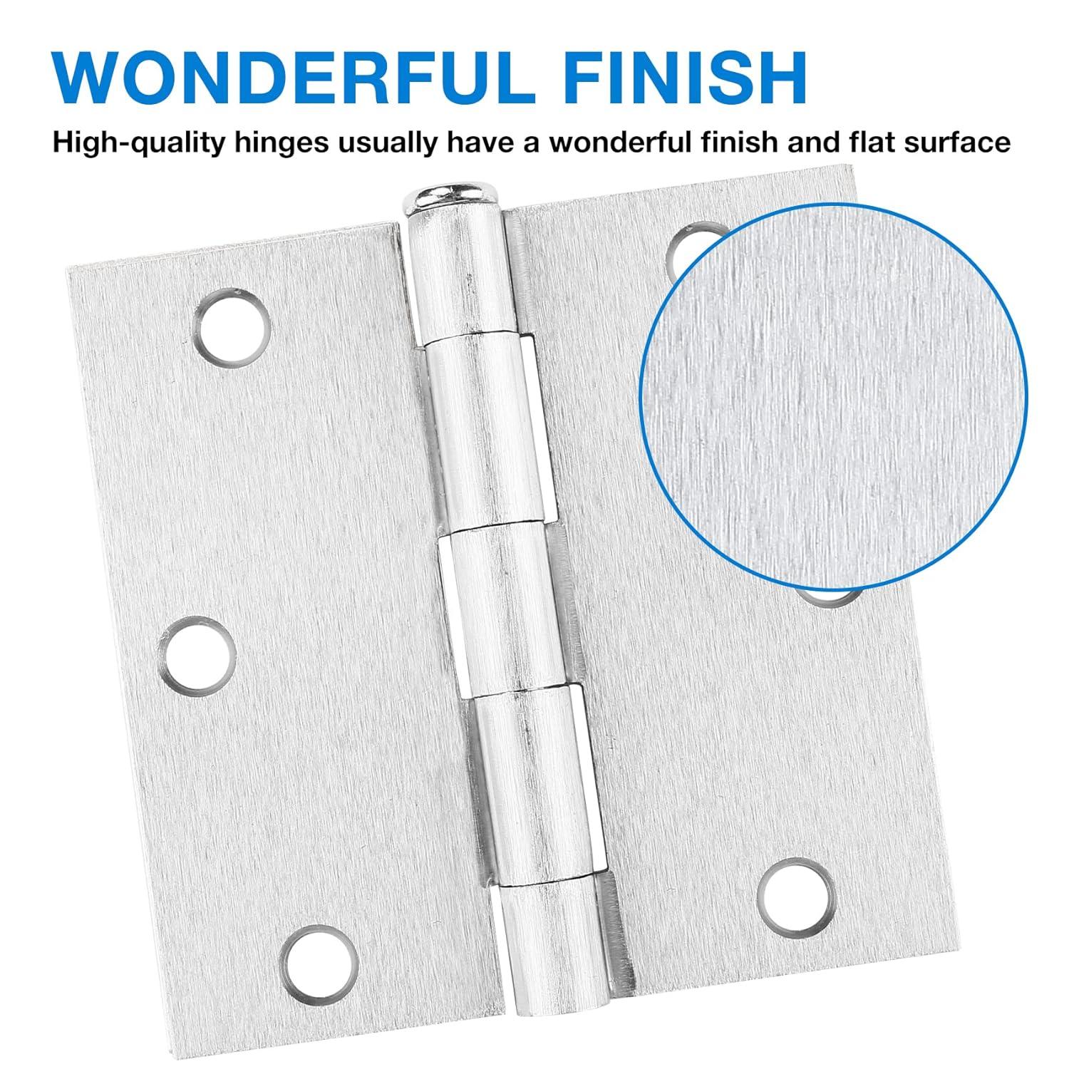 Design House 3.5" H x 3.5" W Butt Bearing Door Hinges (Set of 3)