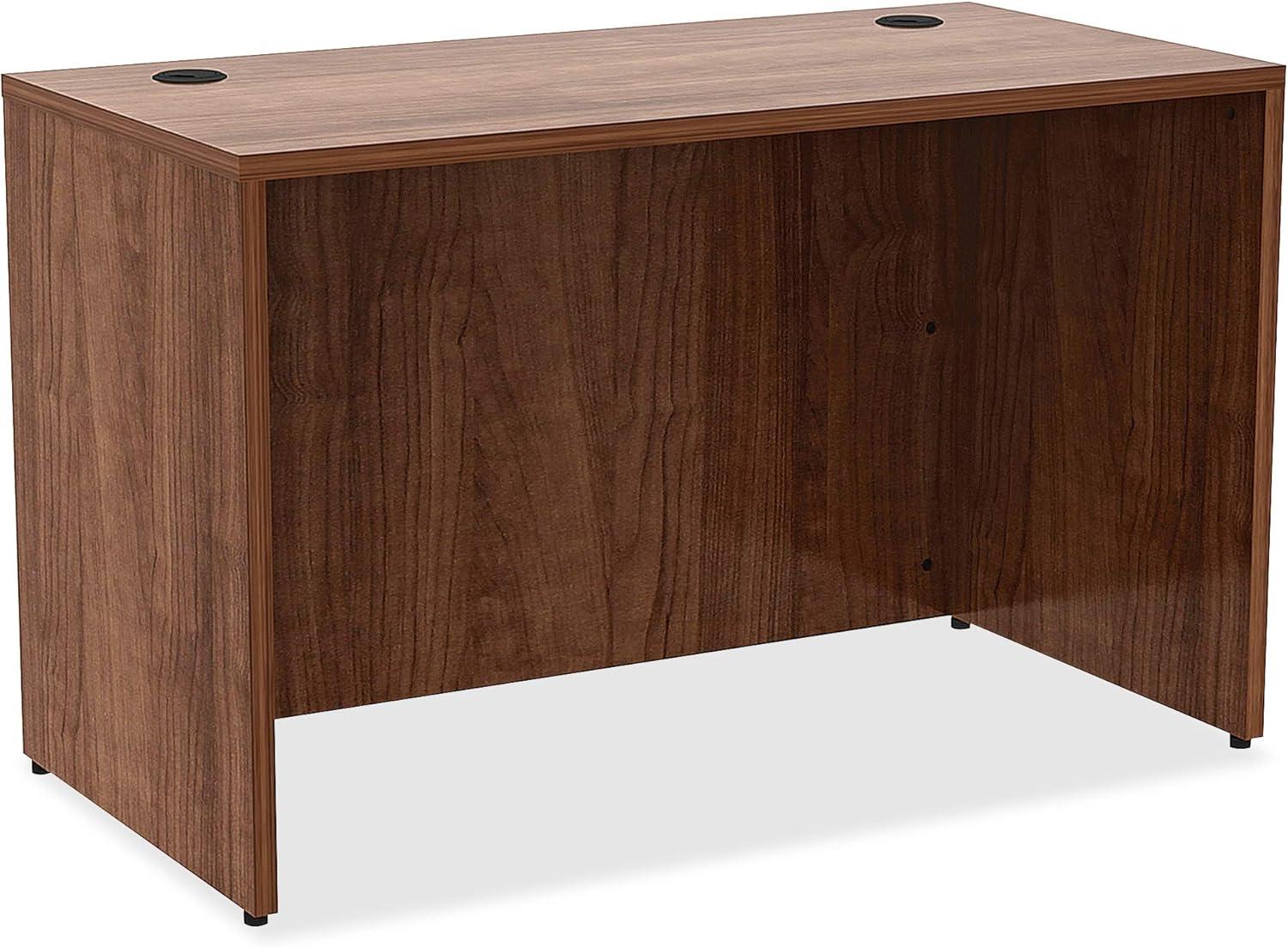 Essentials Series 50'' Walnut Laminate Rectangular Desk