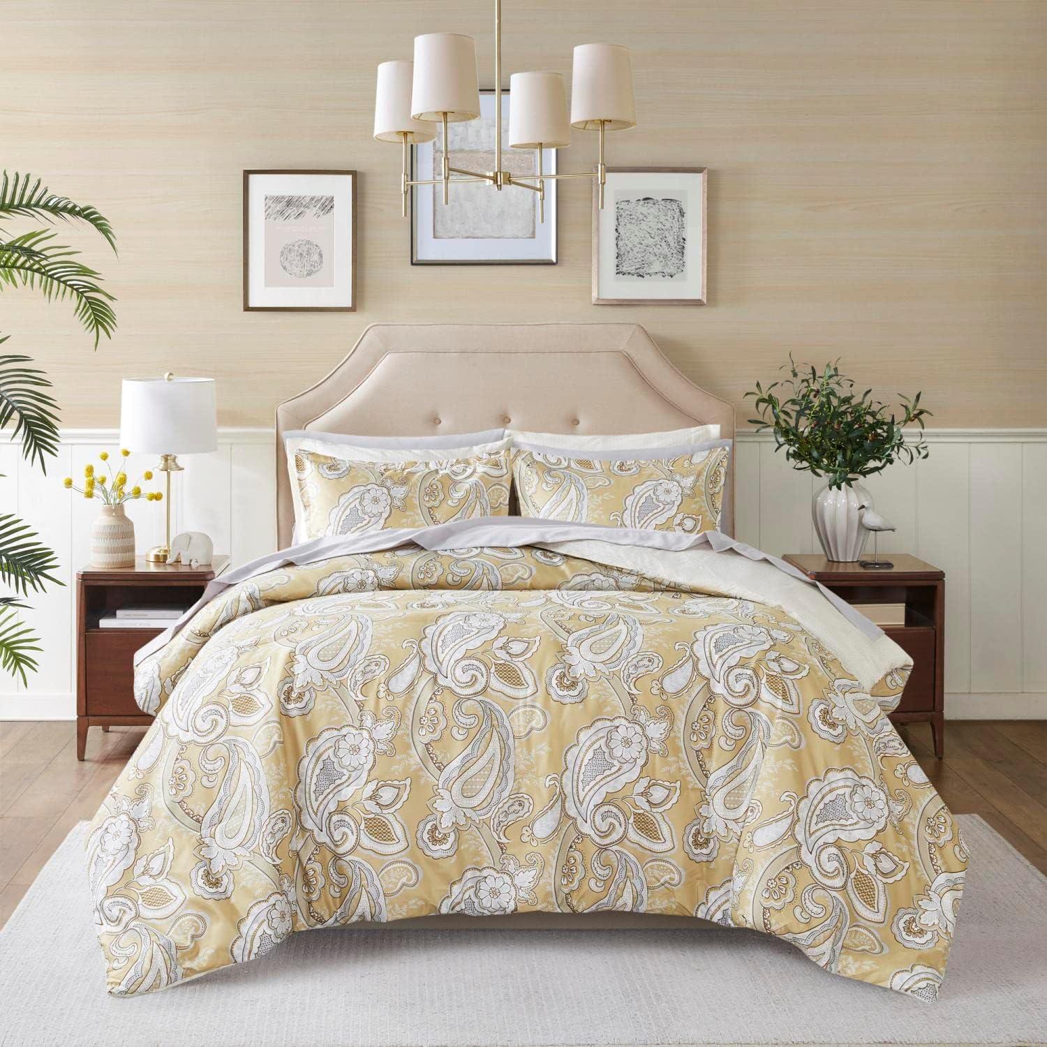 Gracelyn Paisley Print Comforter Set with Sheets