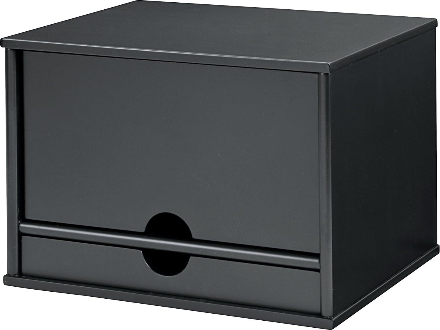 Victor Midnight Black Desktop Organizer