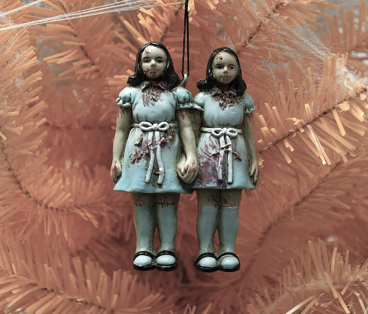Tree Buddees Creepy Twins Halloween/Christmas Ornaments