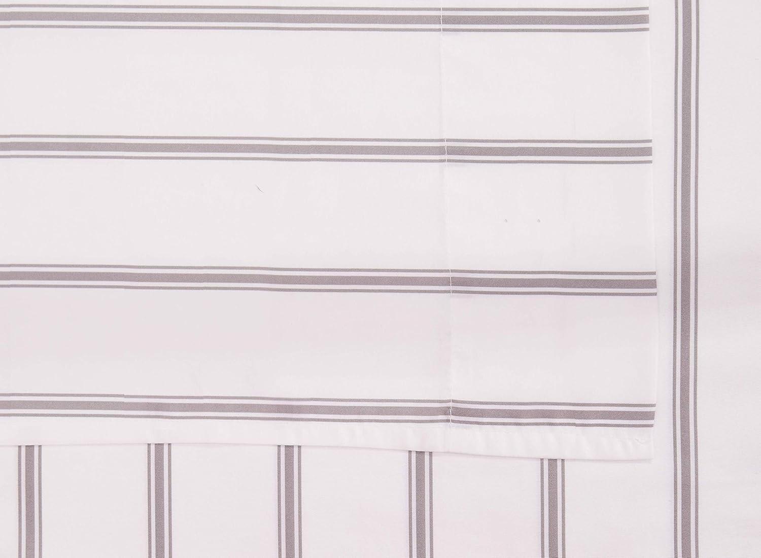 Truly Soft Ticking Stripe Microfiber Plaid Sheet Set