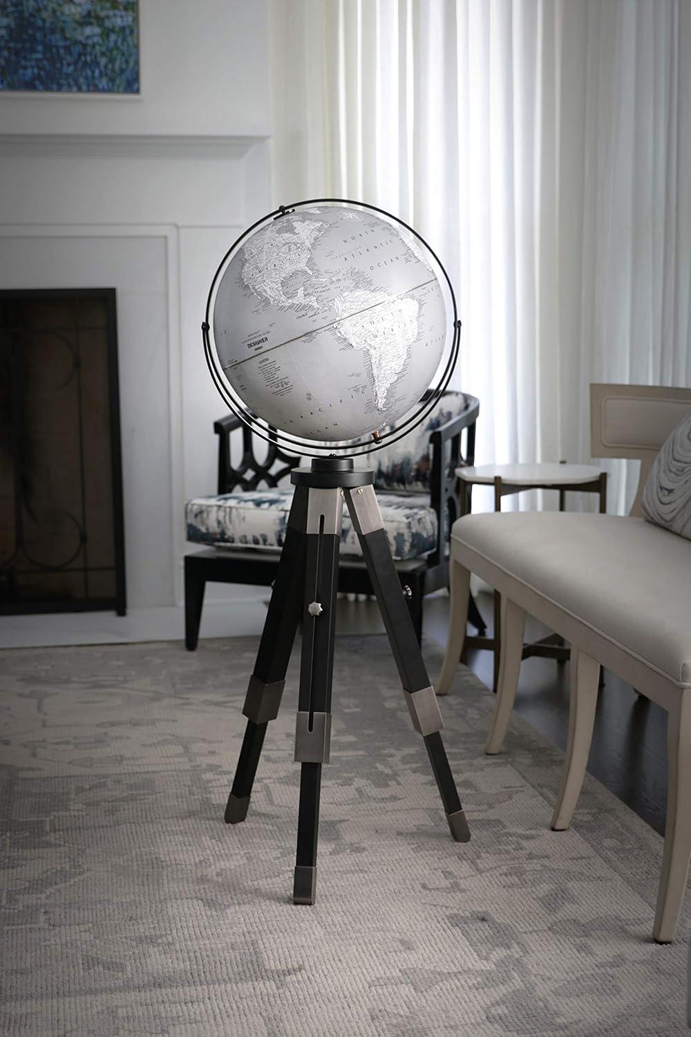 Willston Gray Floor Globe