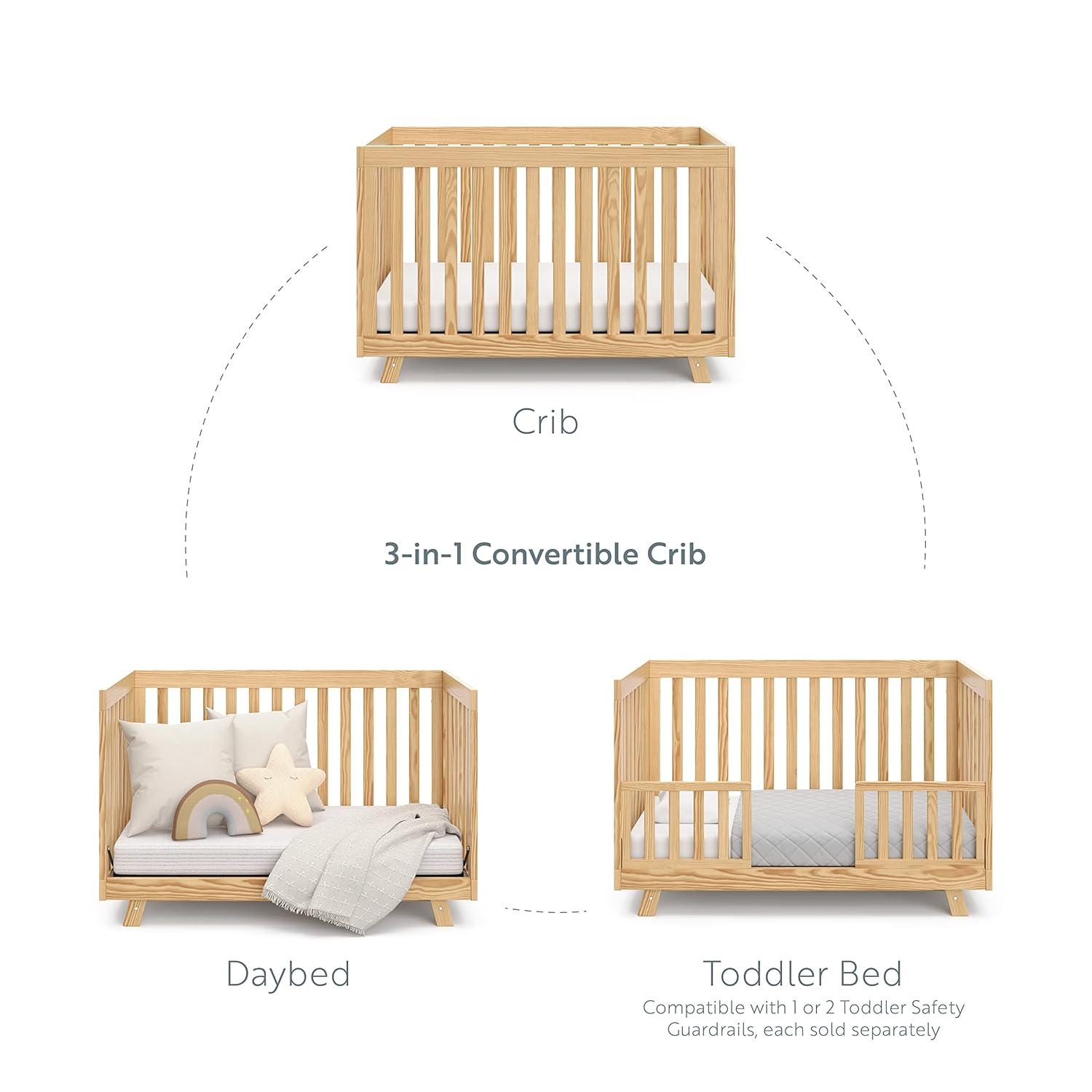 Storkcraft Beckett 3-in-1 Convertible Crib