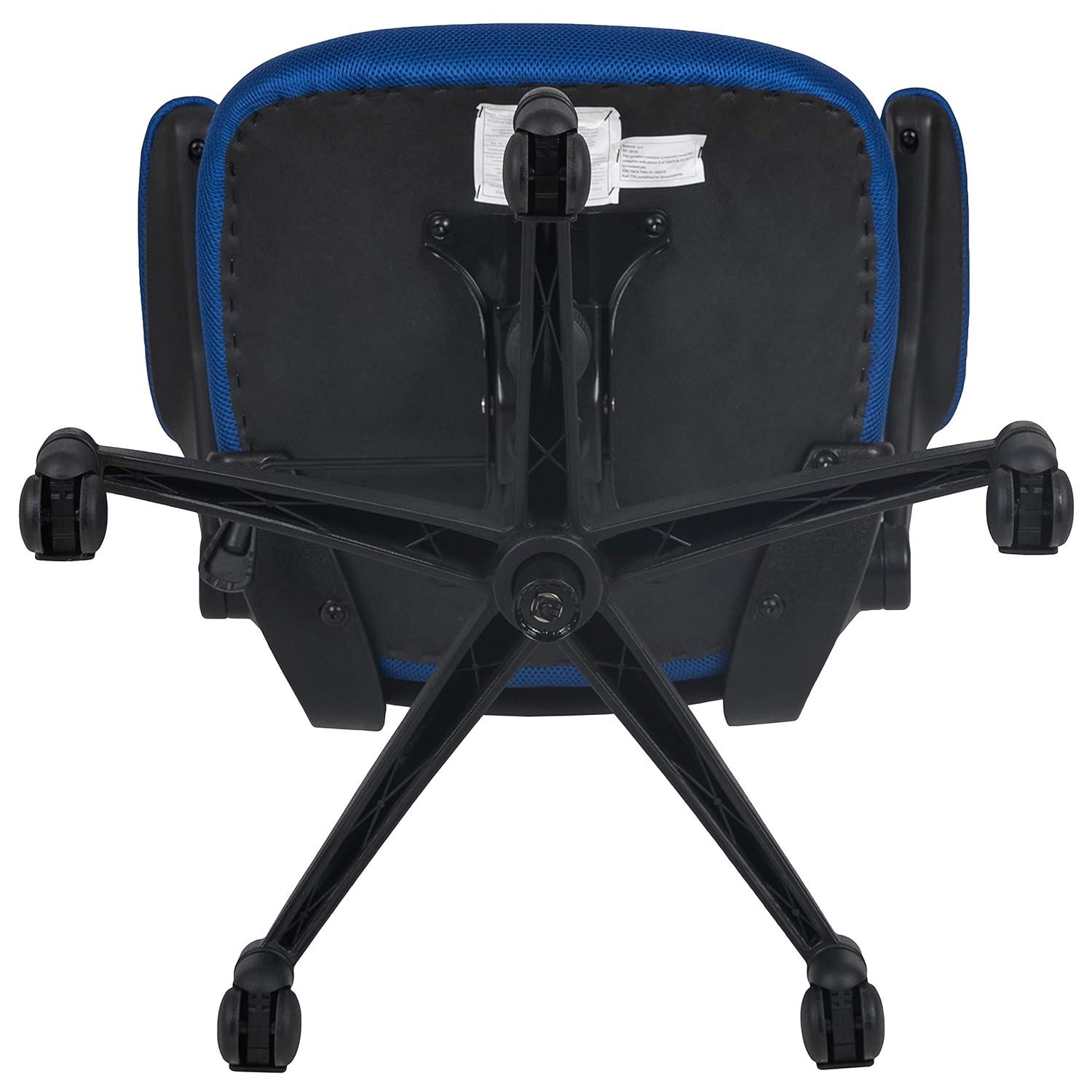 Jayetta Mid-Back Mesh Swivel Ergonomic Office Chair with Flip-Up Arms