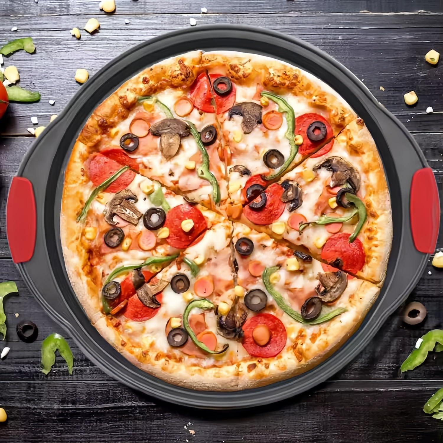 Lifemaster Lifemaster Non-Stick Steel Pizza Pan