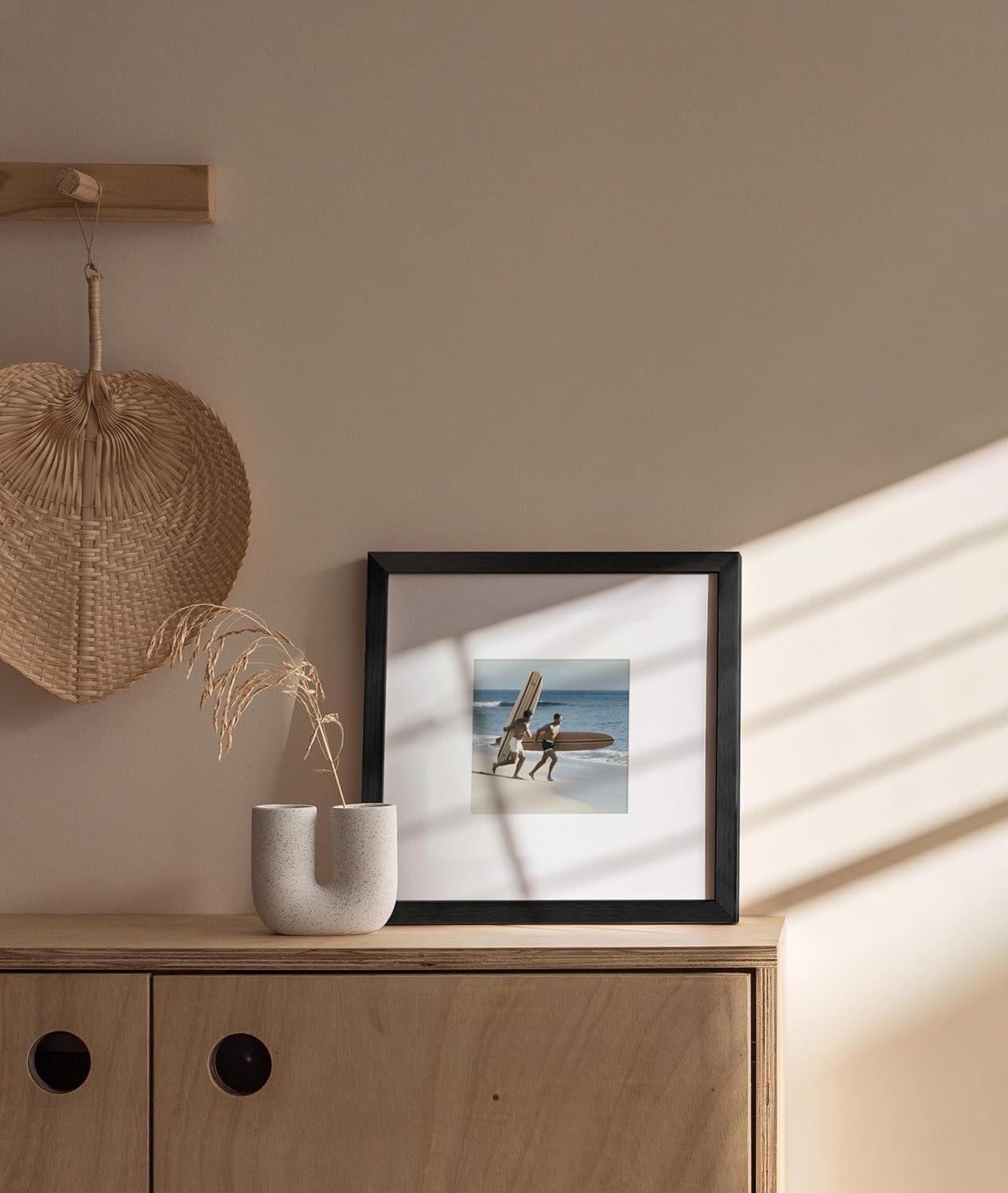 Haus and Hues Matted Square Metal Picture Frames (Set of 1)