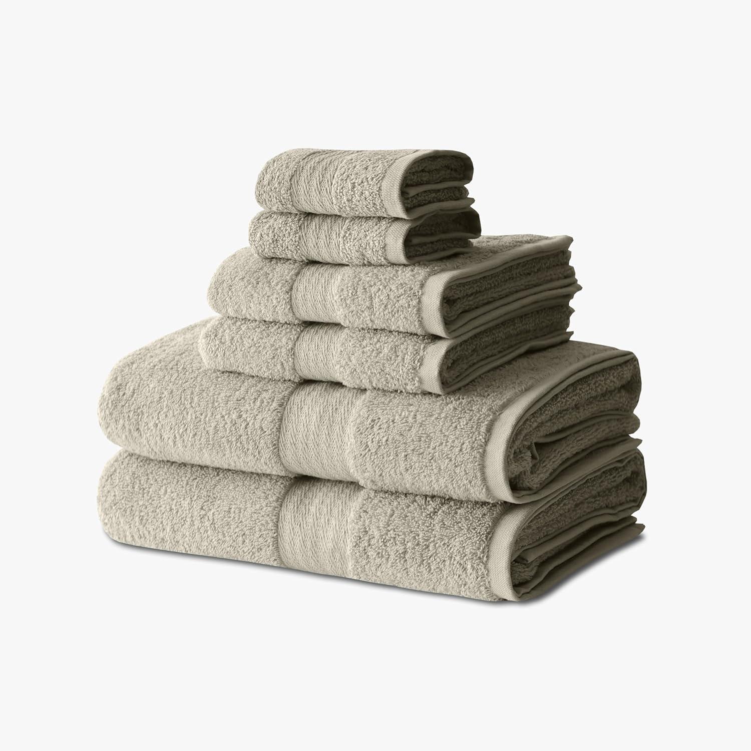 True Classics 6-Piece Bath Set, Tan