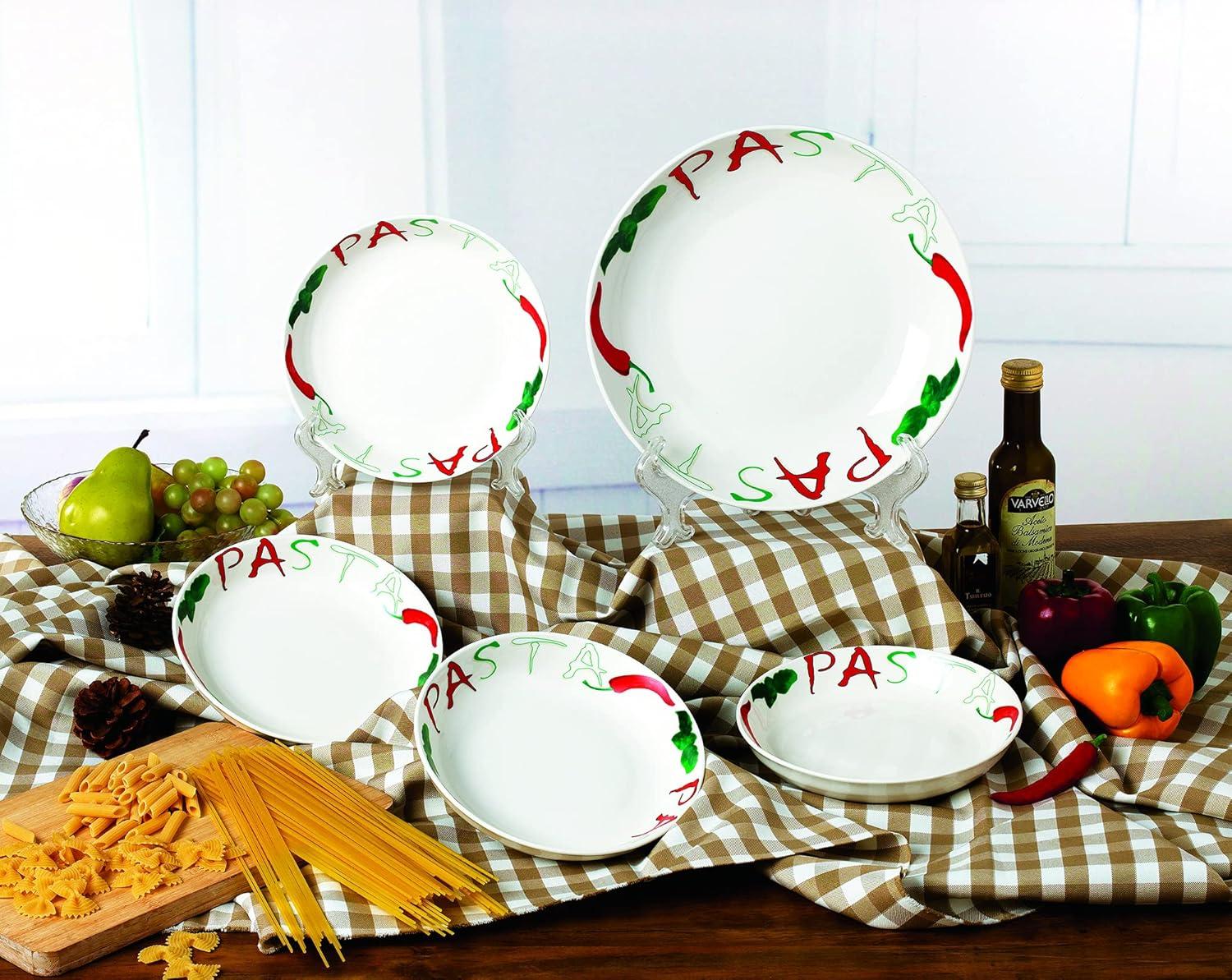 Lorren Home Trends Lorren Home Trends Porcelain China Pasta Dish