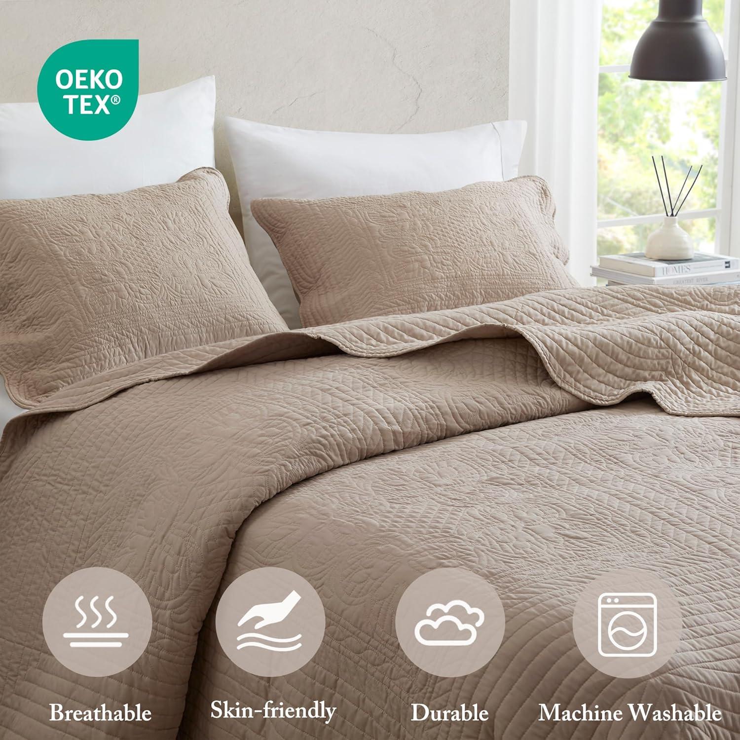 Madison Park Tuscany Scalloped Edge Quilt Set