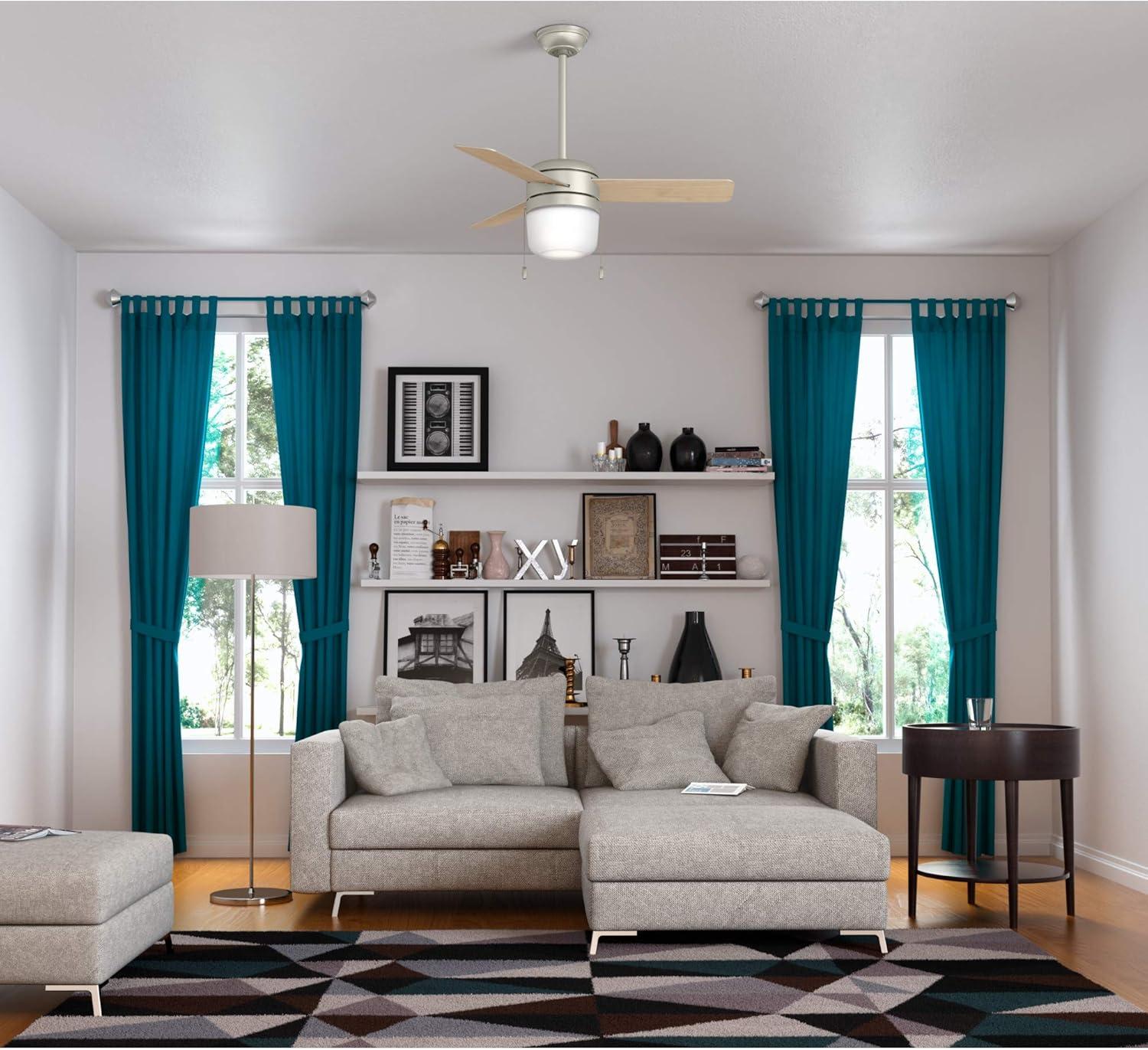 42" Acumen 3 - Blade LED Standard Ceiling Fan with Pull Chain and Light Kit Included