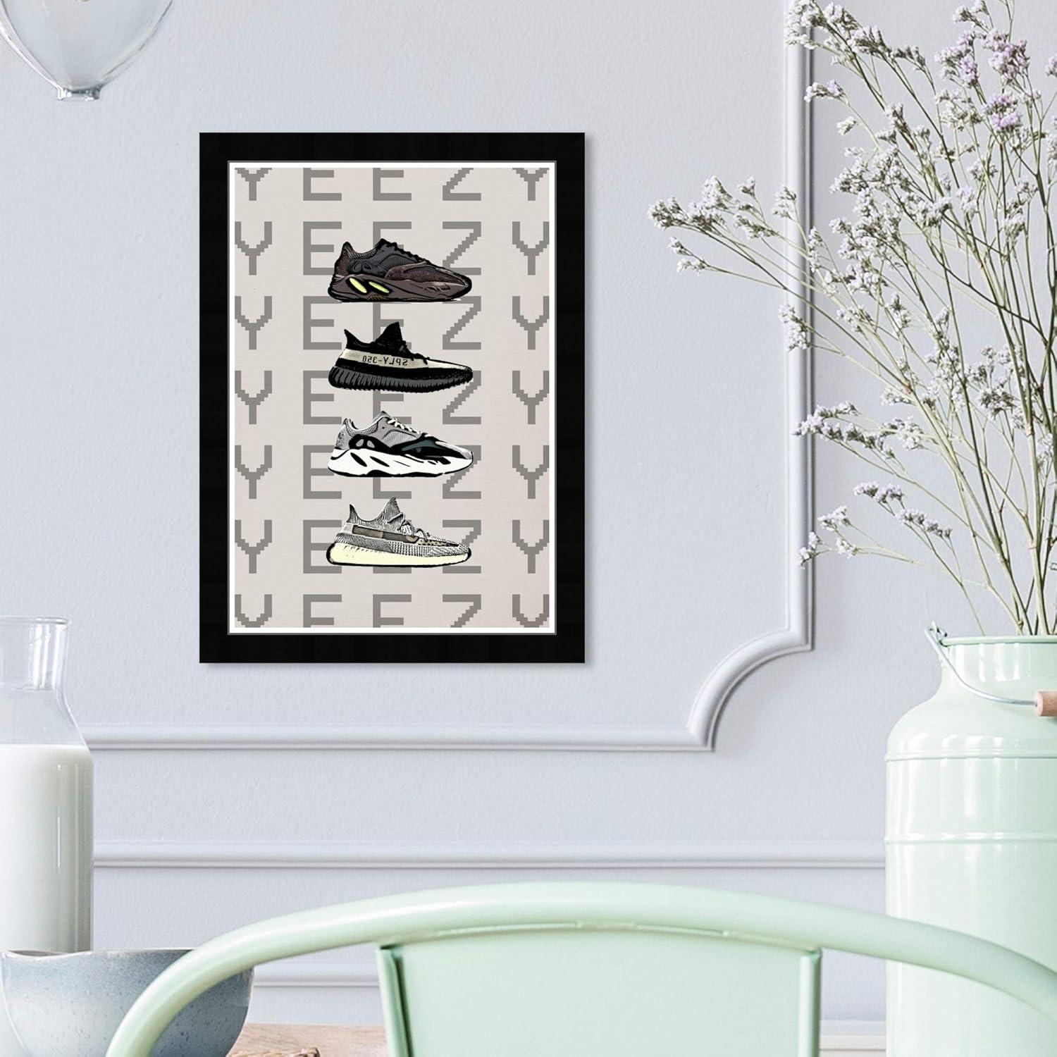 Wynwood Studio " Fashion And Glam Hypebeast Sneakers Shoes " Painting Print