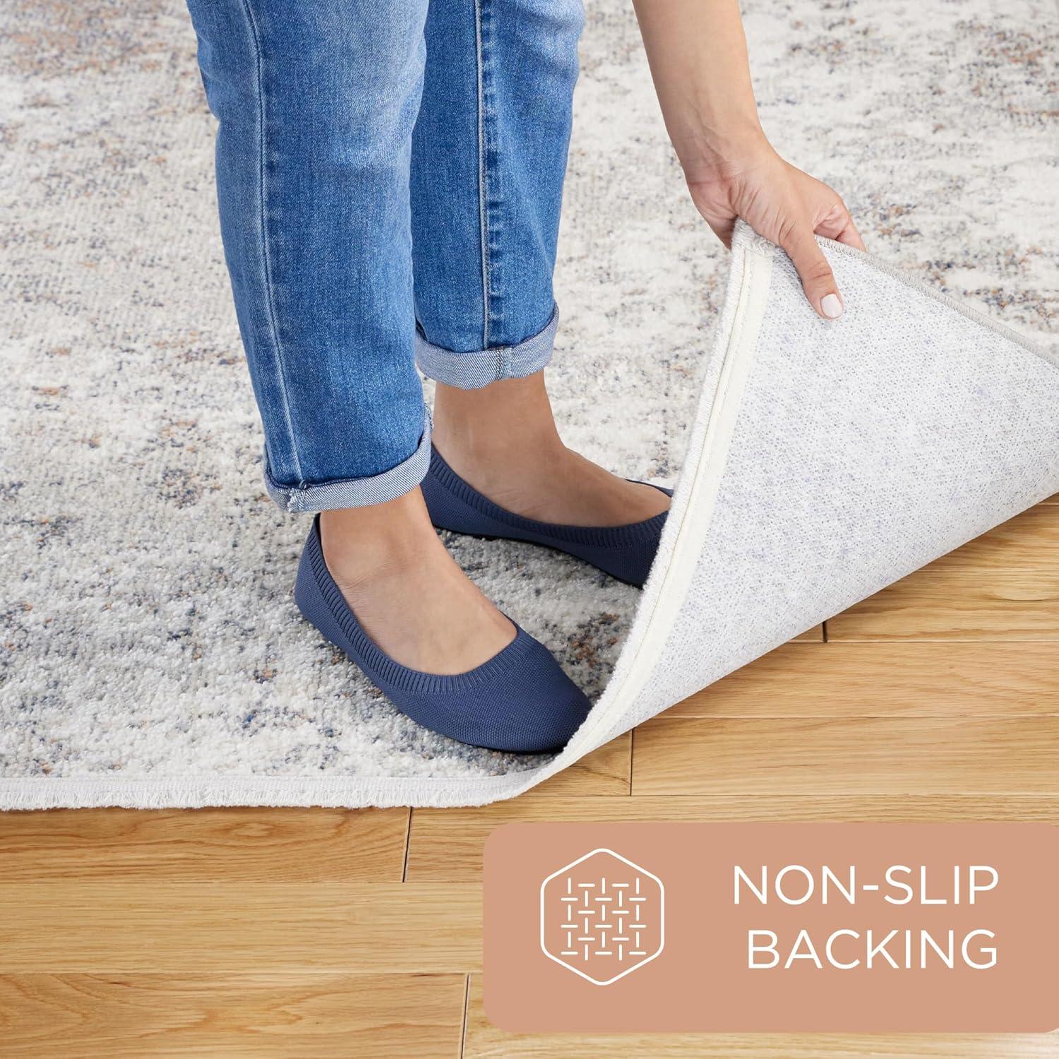 Town & Country Everyday Rein Everwash Washable Area Rug Brown/Beige