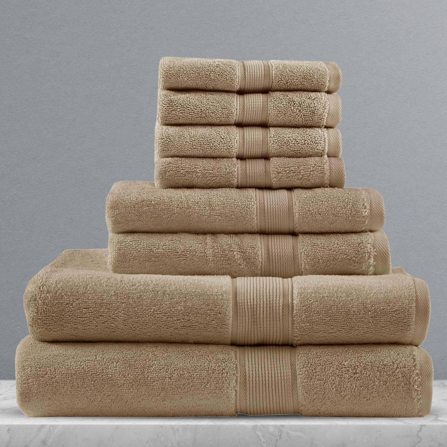 Madison Park Signature 800GSM Ultra-Soft 100% Cotton Absorbent Towel Set