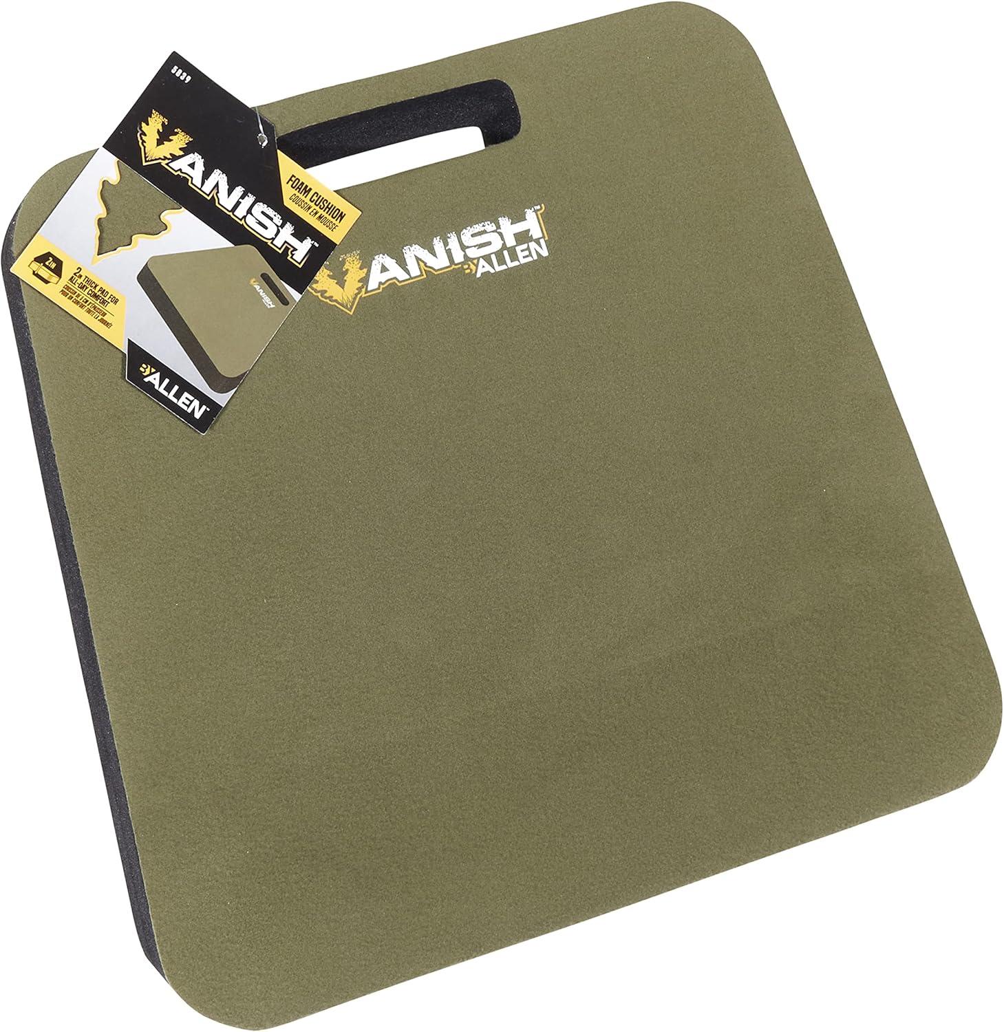Vanish Foam Cushion, 14"L x 13"W x 2"H, Olive Green