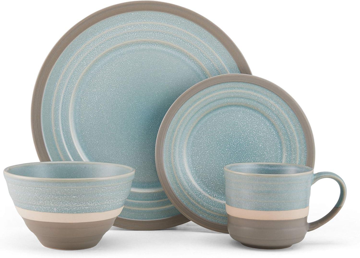 Pfaltzgraff Adina 16-Piece Stoneware Dinnerware Set, Service for 4