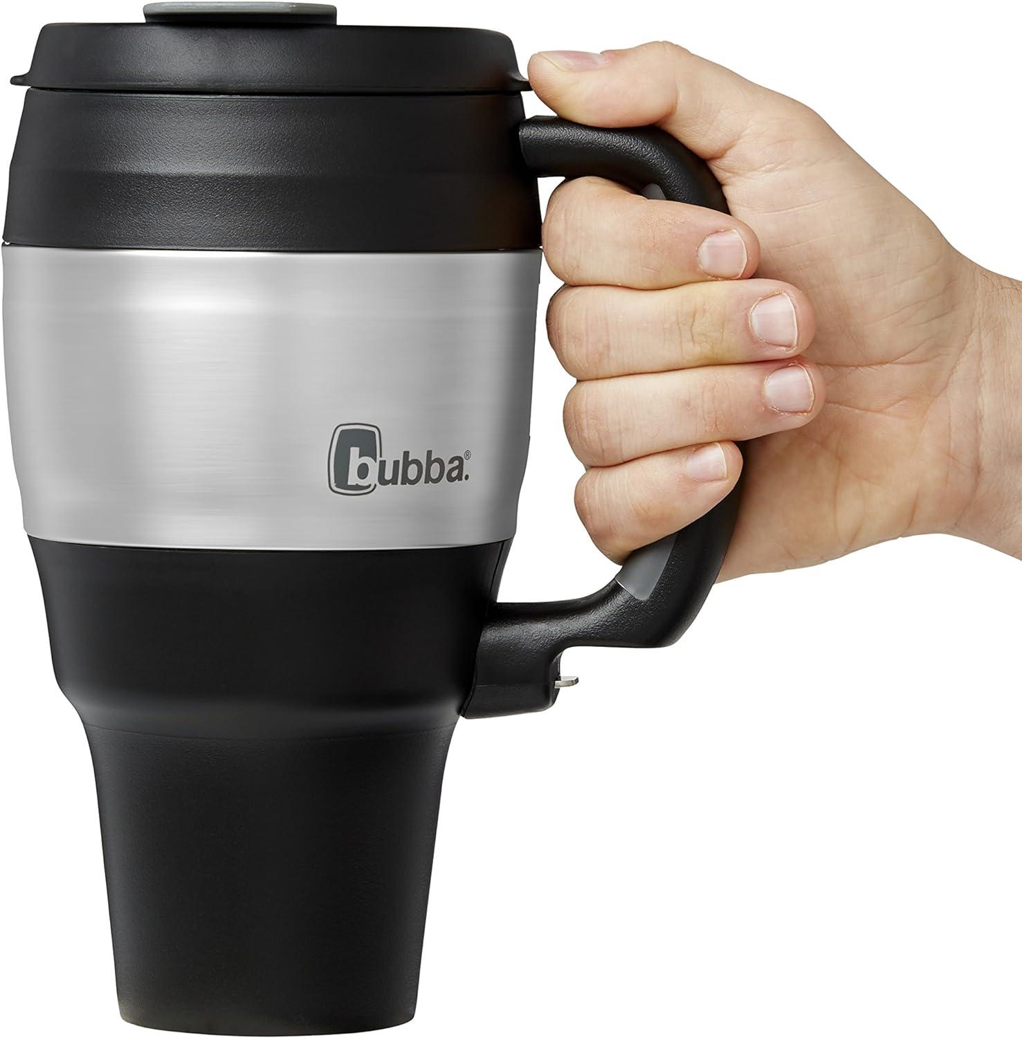 bubba Classic Stainless Steel Mug with Handle Black, 34 fl oz.