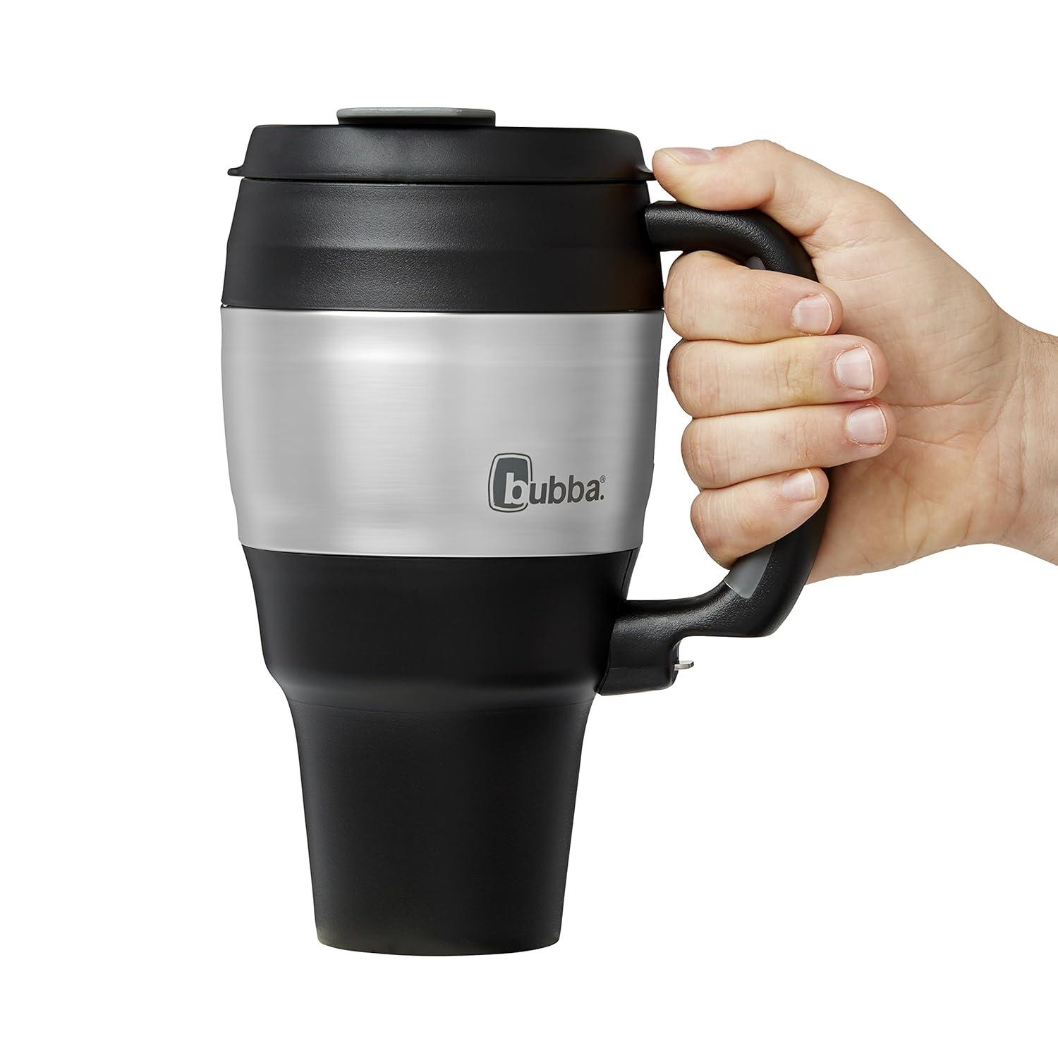 bubba Classic Stainless Steel Mug with Handle Black, 34 fl oz.